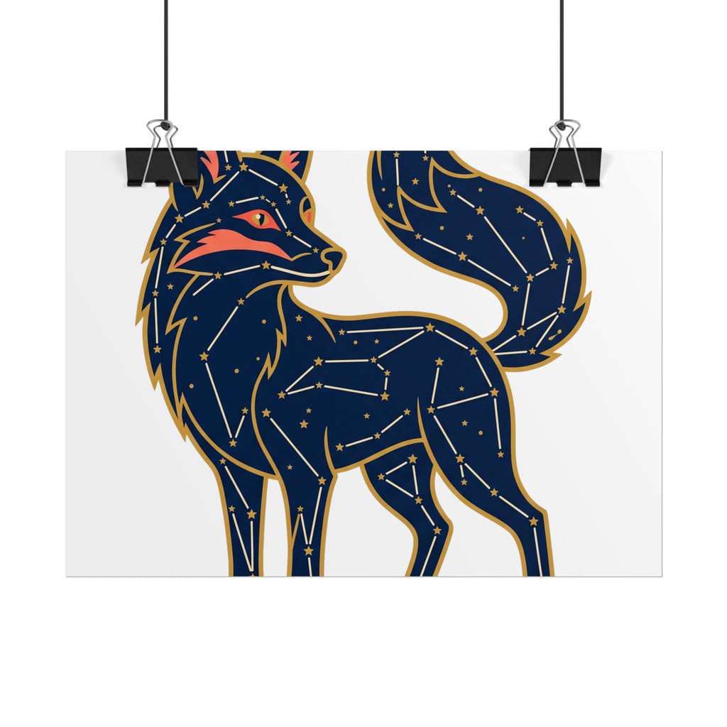 Constellation Fox Poster
