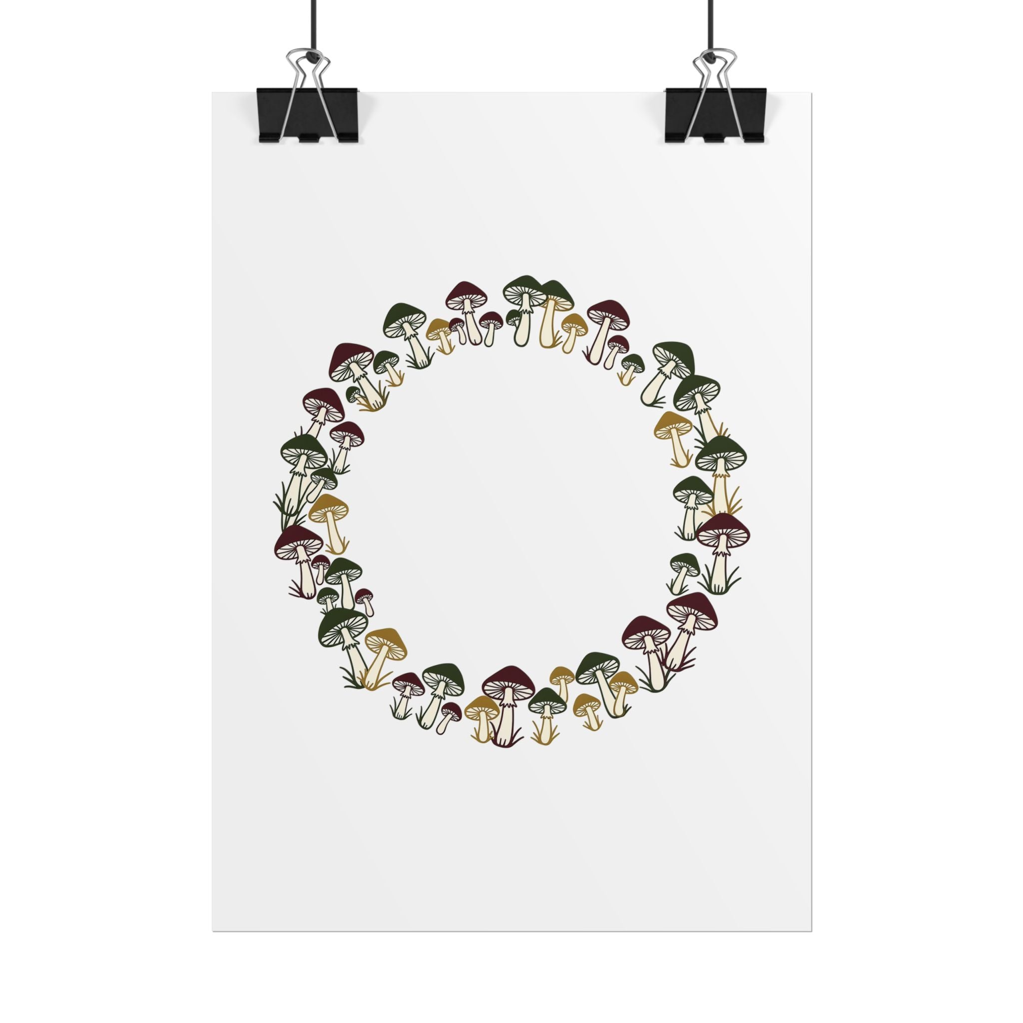 Toadstool Ring Poster