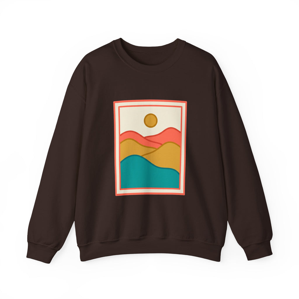 Layered Hills Line Crewneck