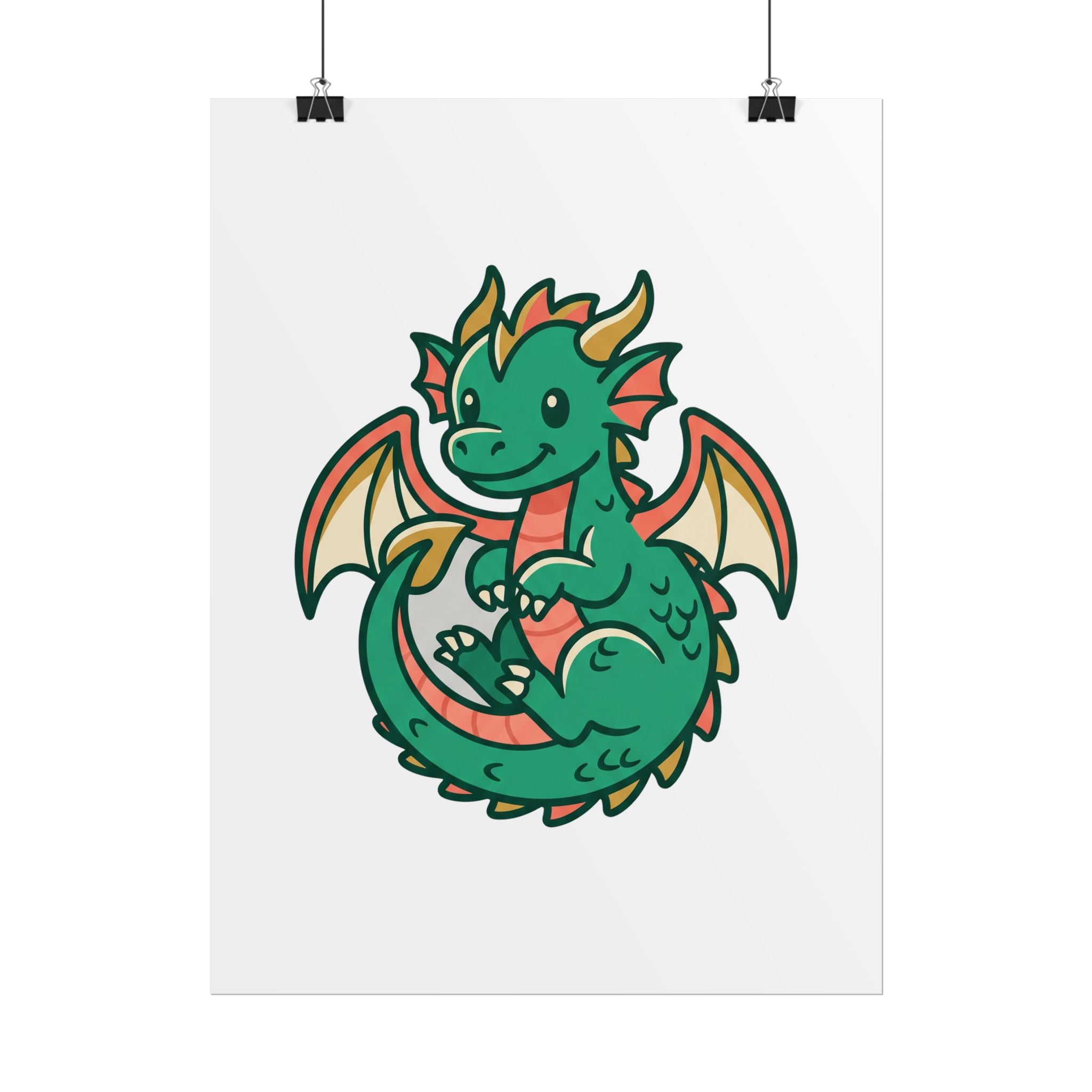 Tiny Leaf Dragon Poster