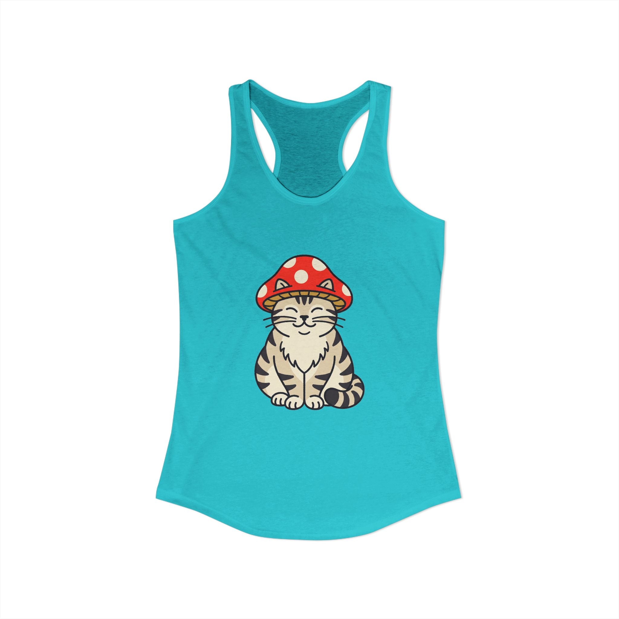 Mushroom Cat Tank Top