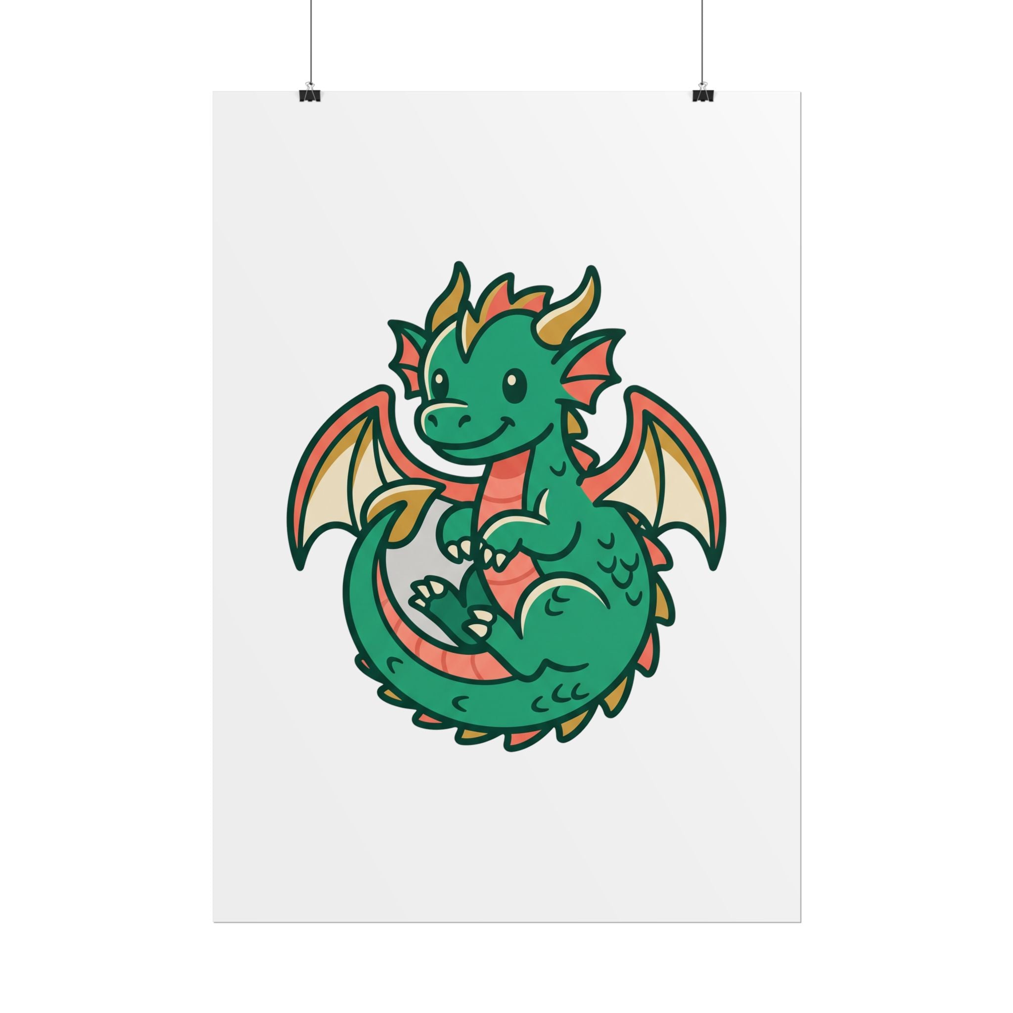 Tiny Leaf Dragon Poster