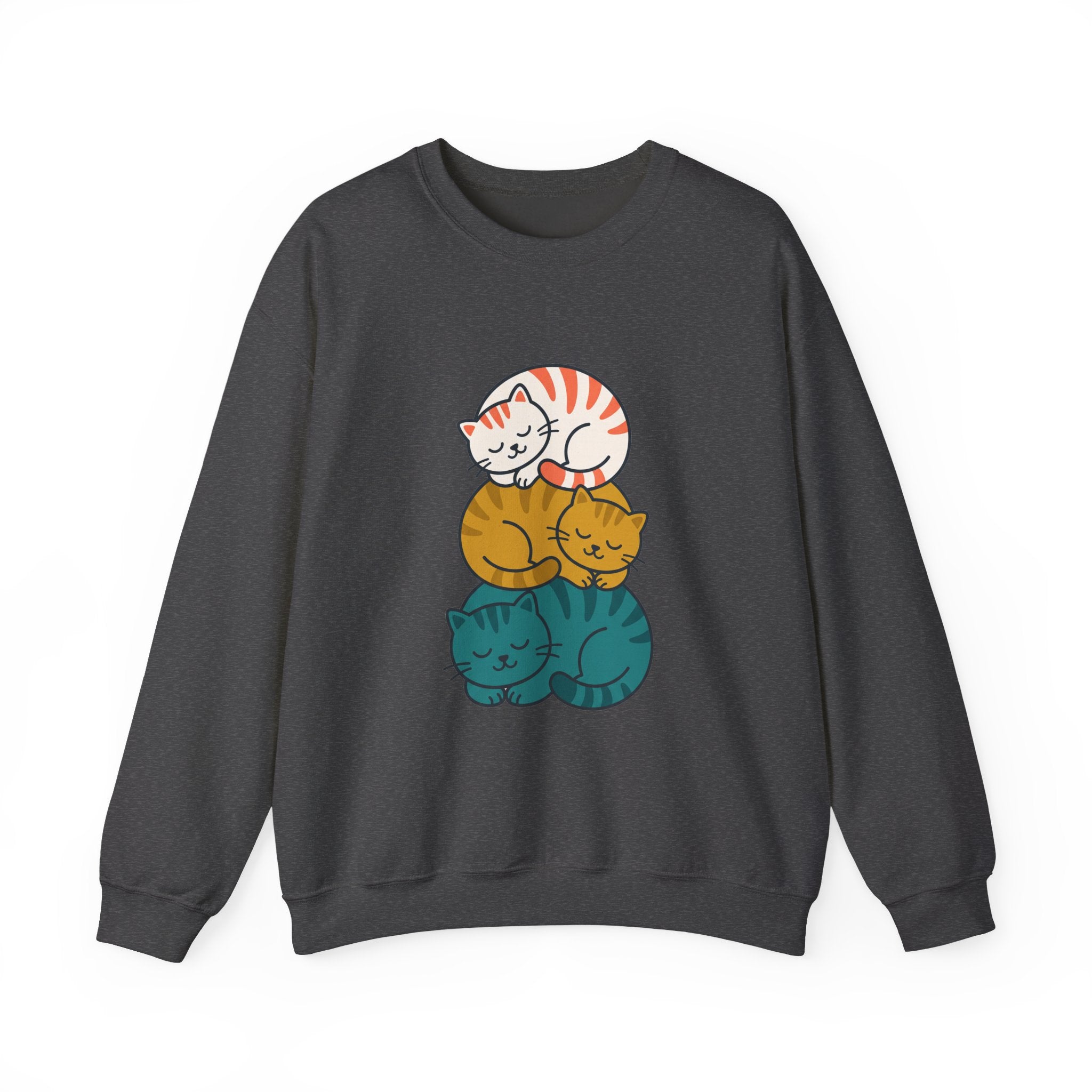 Sleepy Cat Stack Crewneck