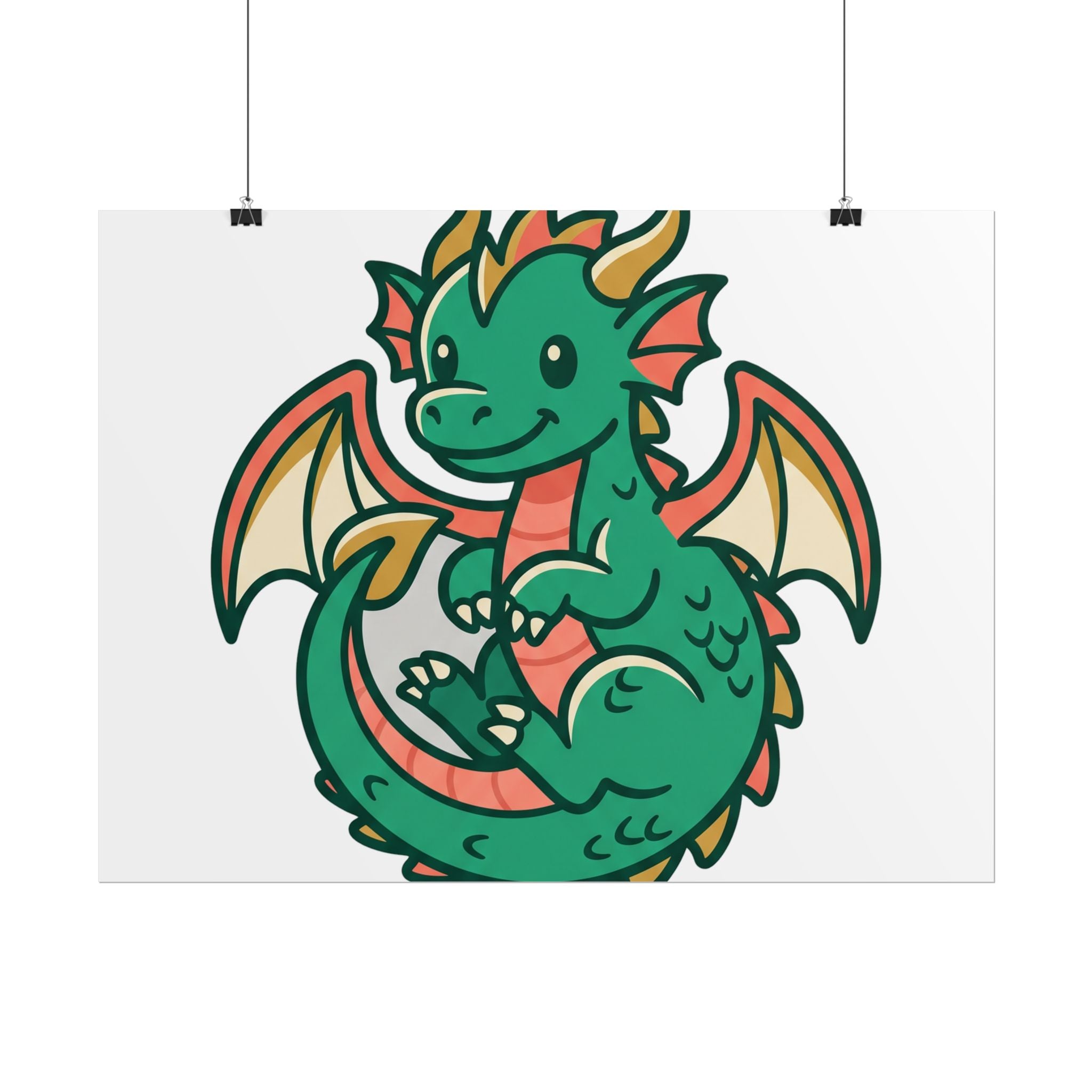 Tiny Leaf Dragon Poster
