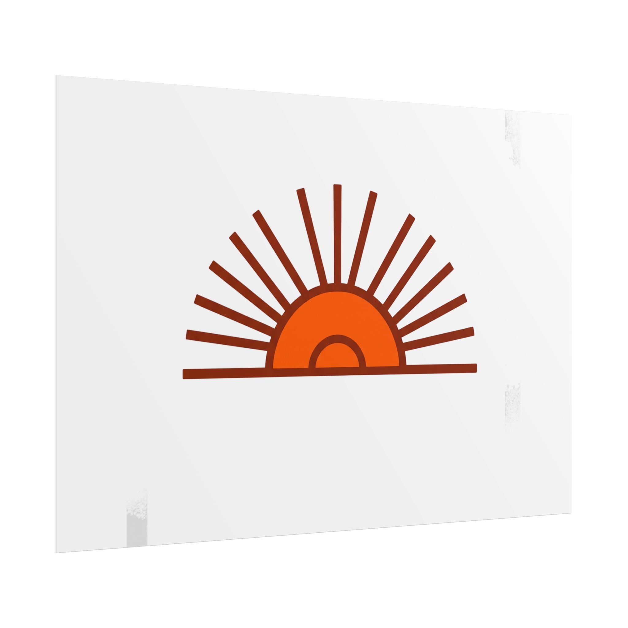 Rising Sun Rays Poster