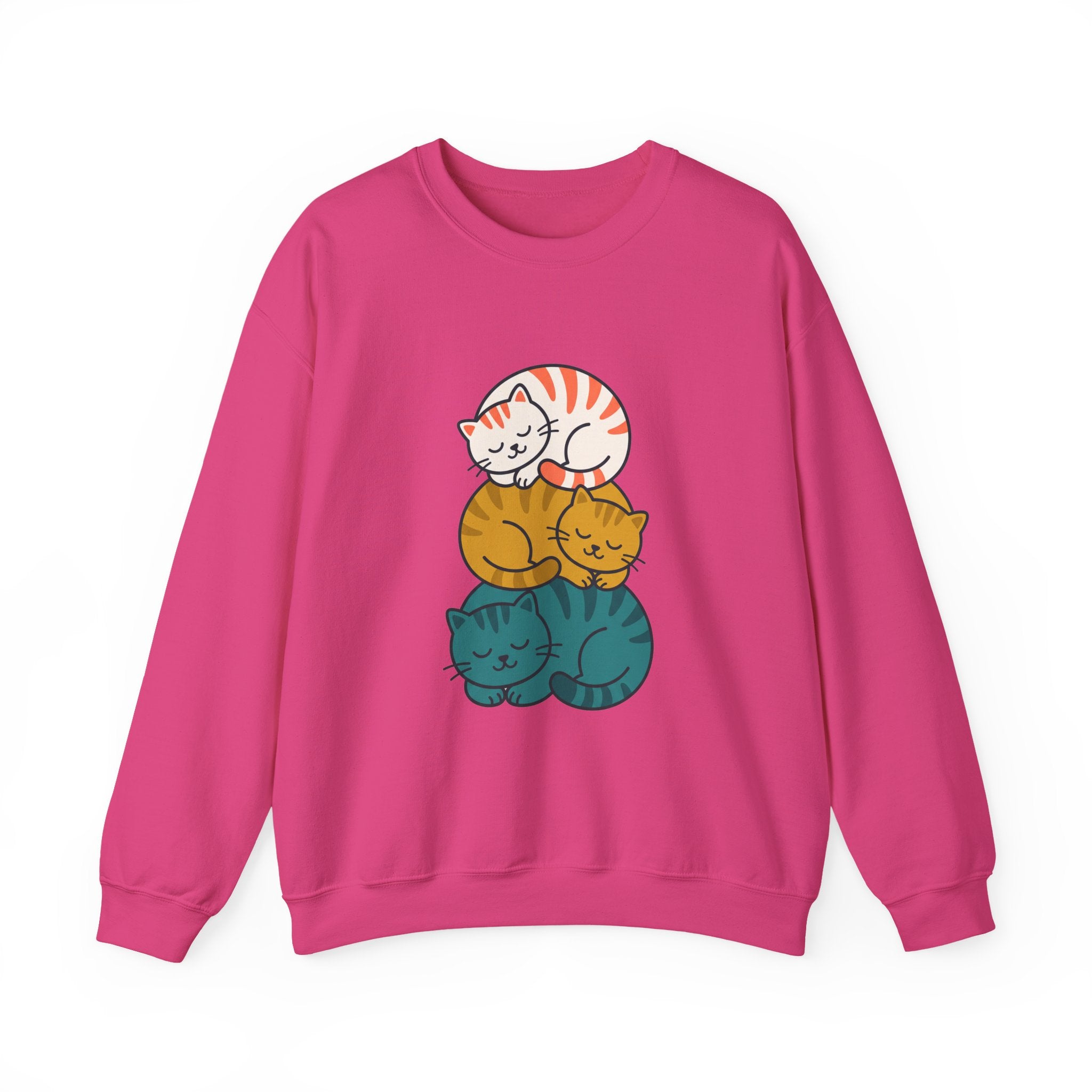 Sleepy Cat Stack Crewneck