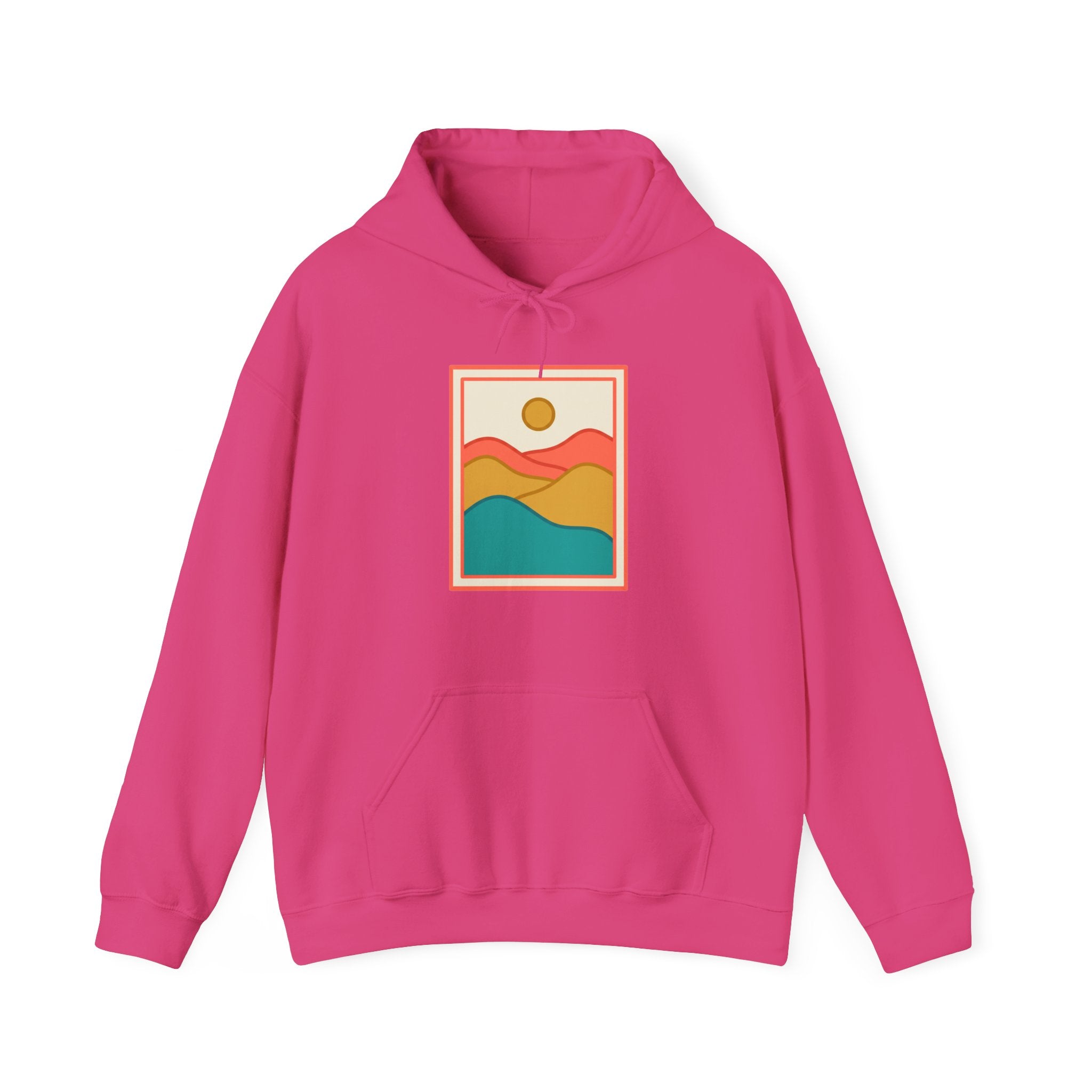 Layered Hills Line Hoodie