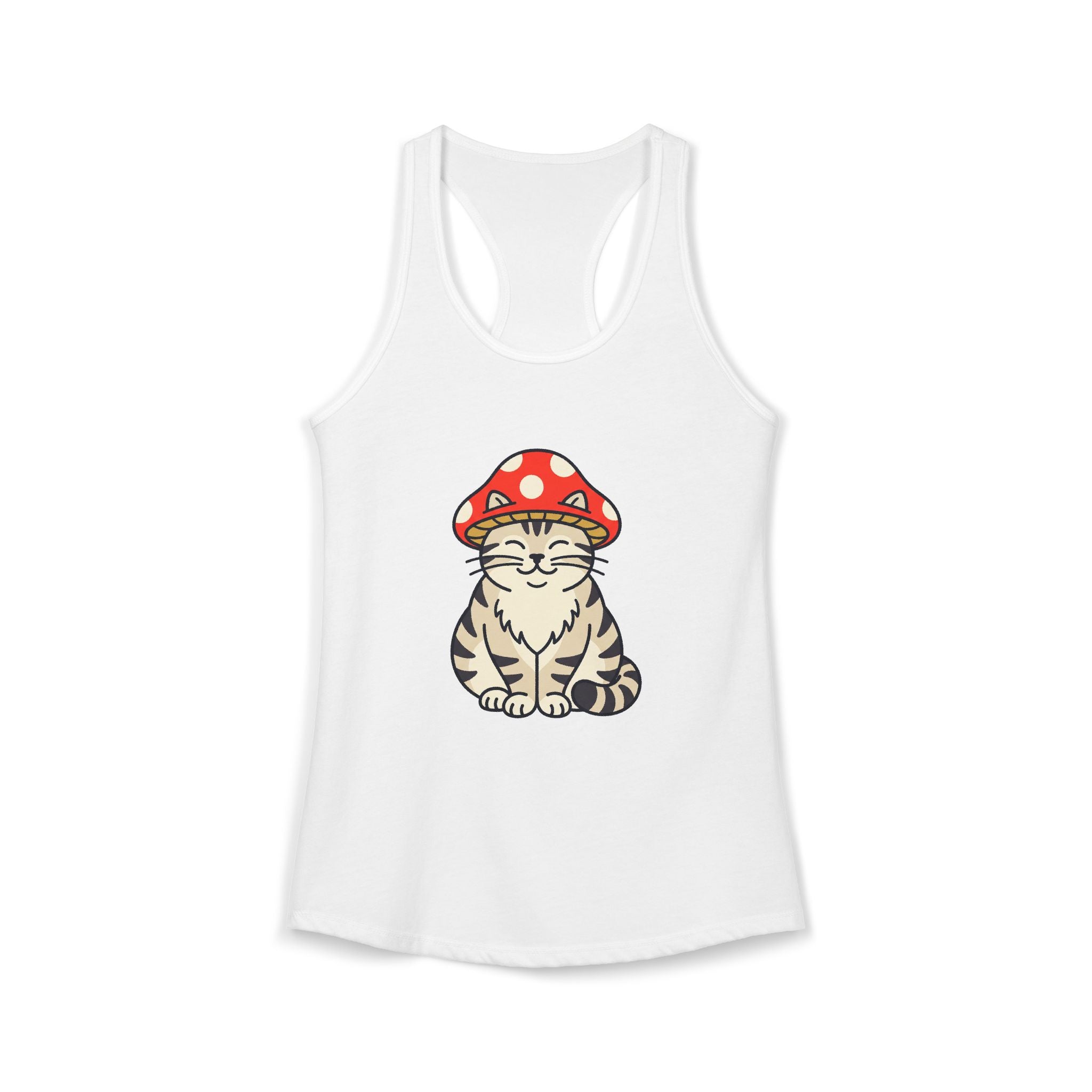 Mushroom Cat Tank Top