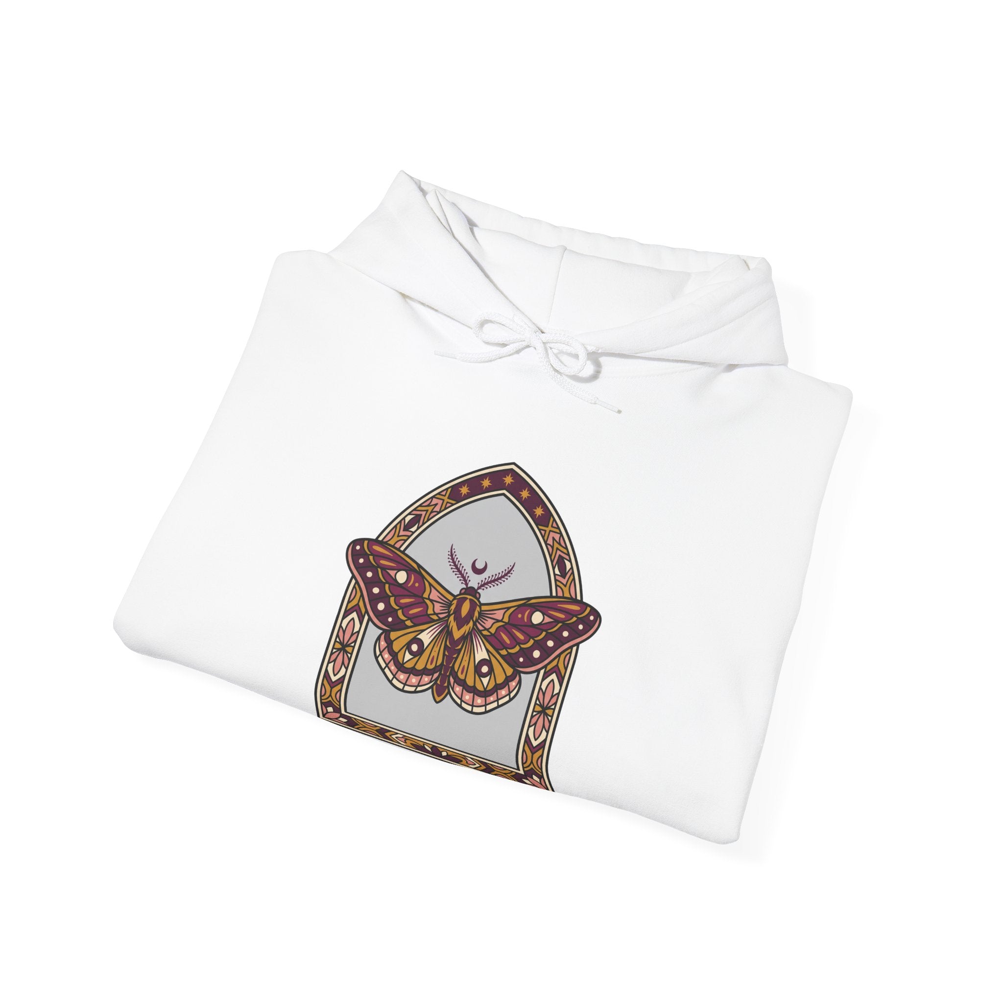 Arched Moth Stars Hoodie