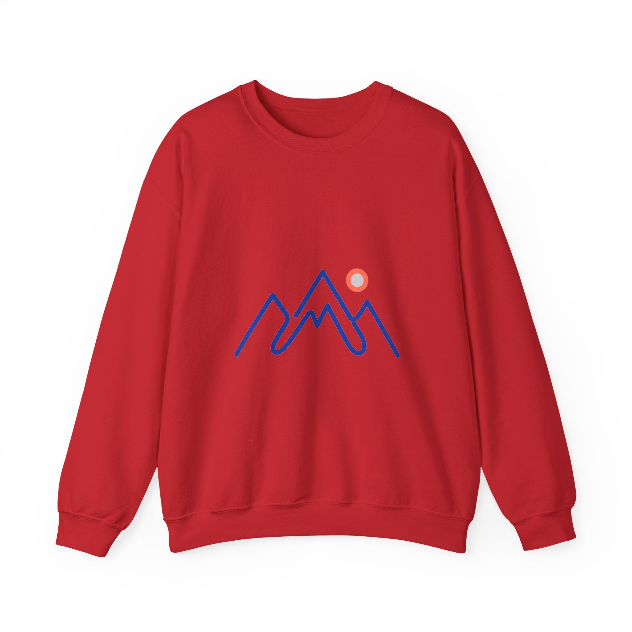 One Line Mountain Crewneck