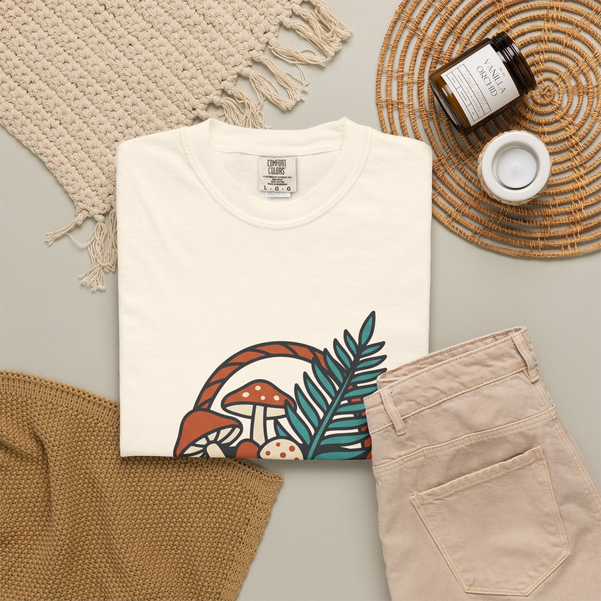 Just Here for the Mushrooms Tee