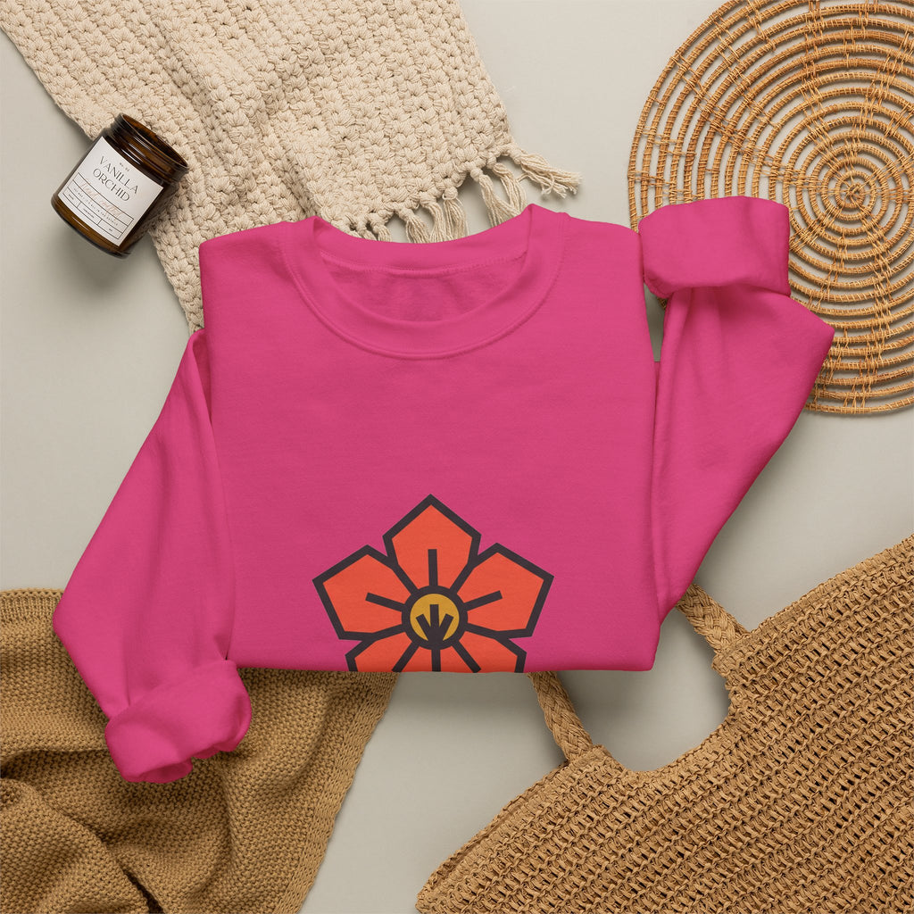 Minimal Wildflower Icon Crewneck