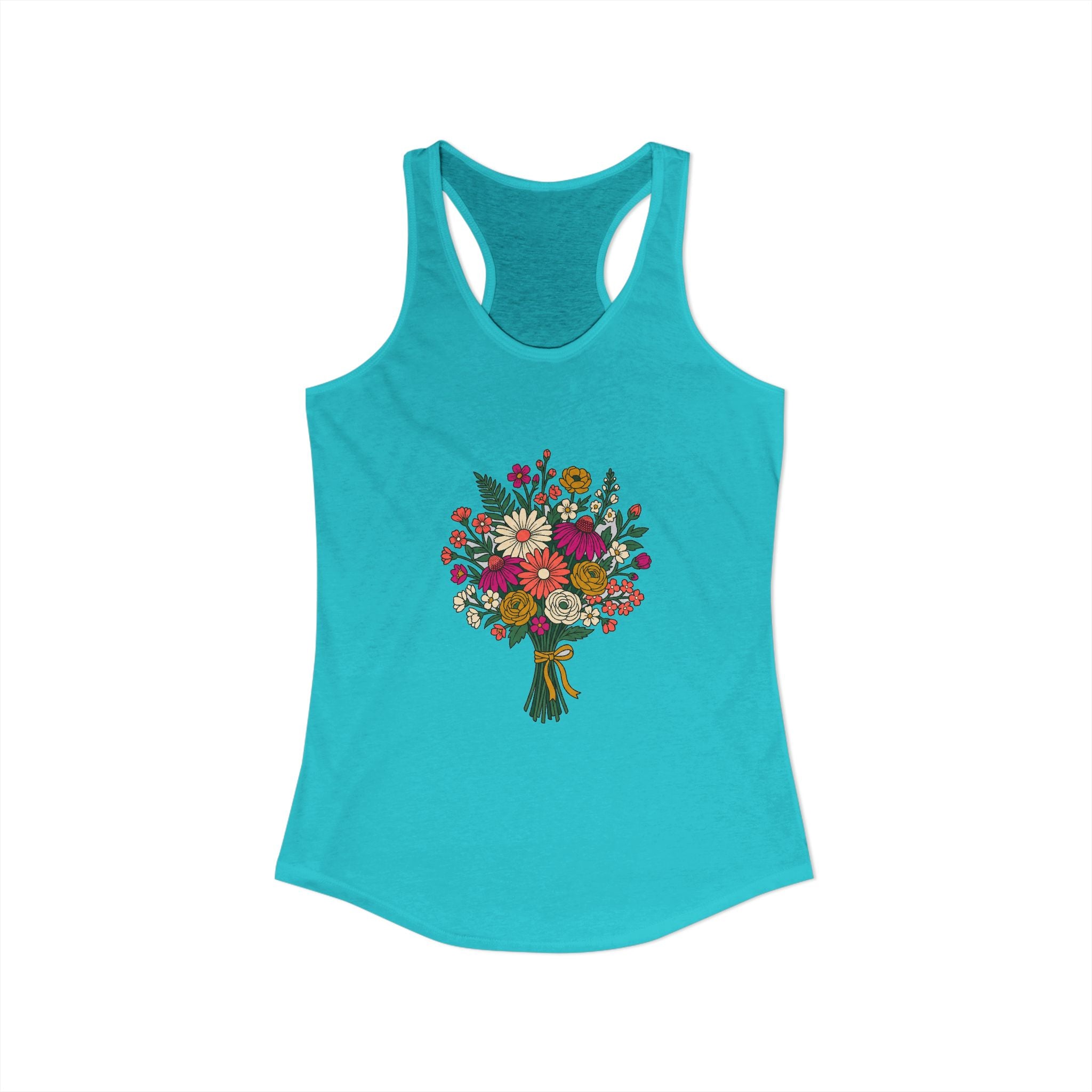 Wildflower Bouquet Line Tank Top