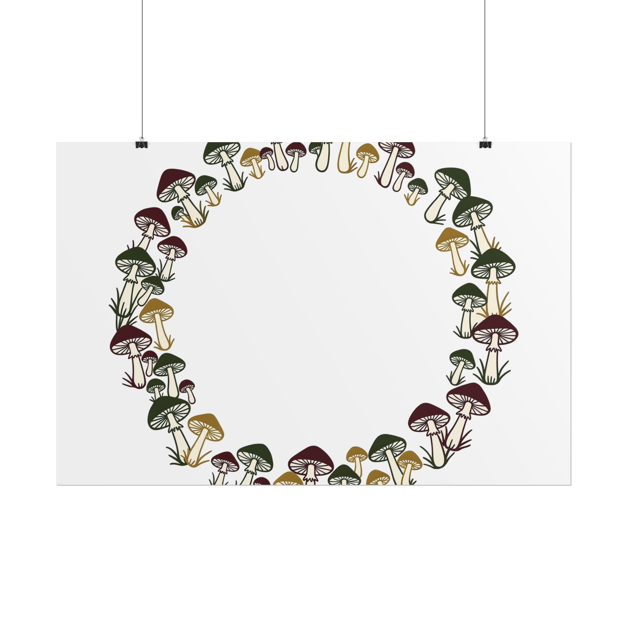 Toadstool Ring Poster