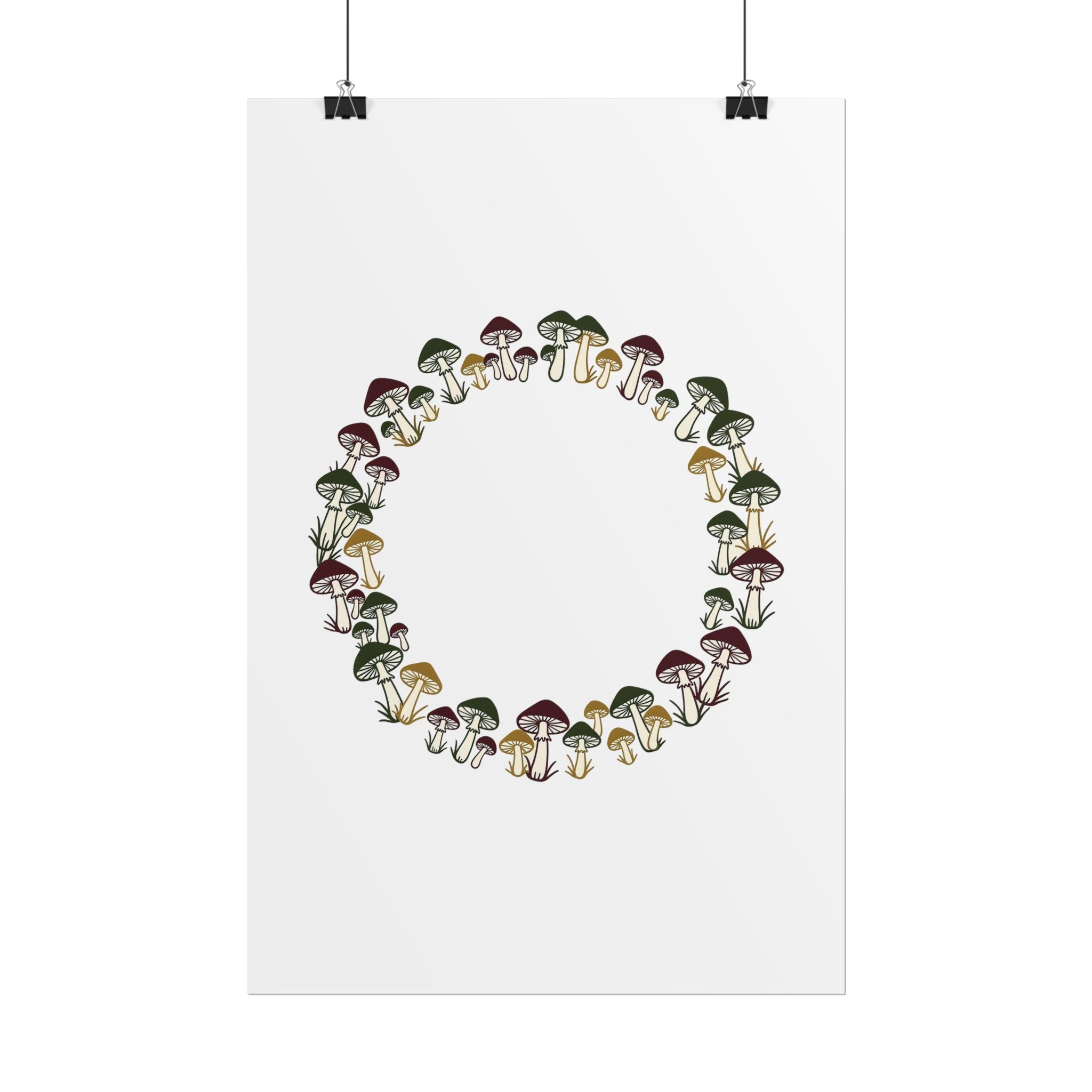 Toadstool Ring Poster