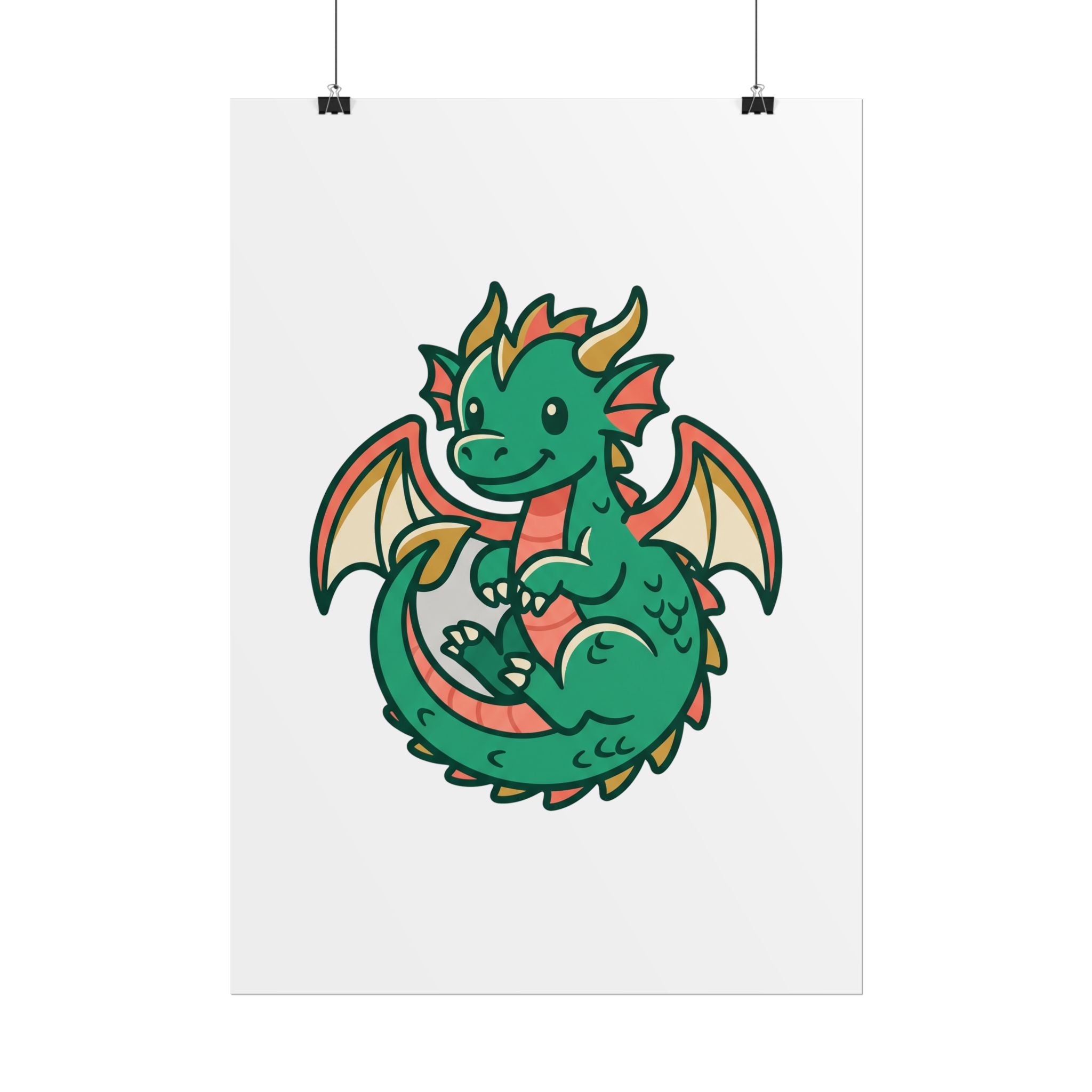 Tiny Leaf Dragon Poster