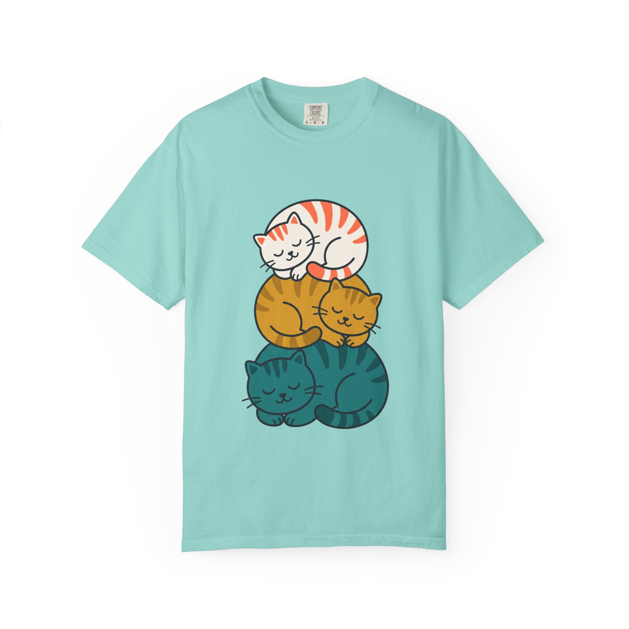 Sleepy Cat Stack Tee