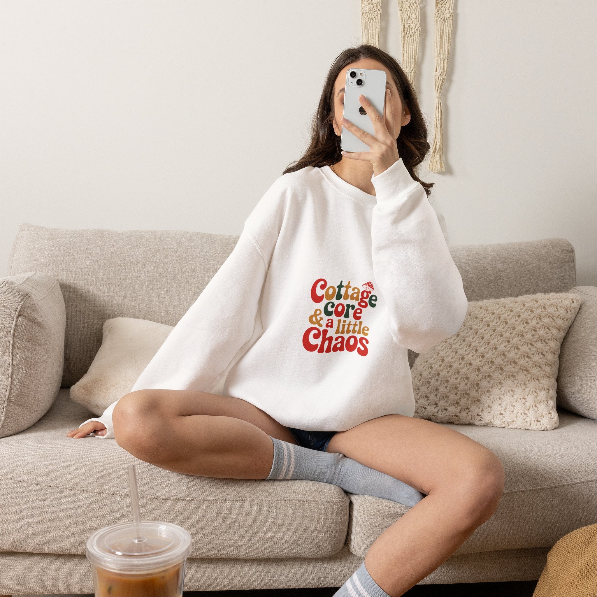 Cottagecore & a Little Chaos Crewneck