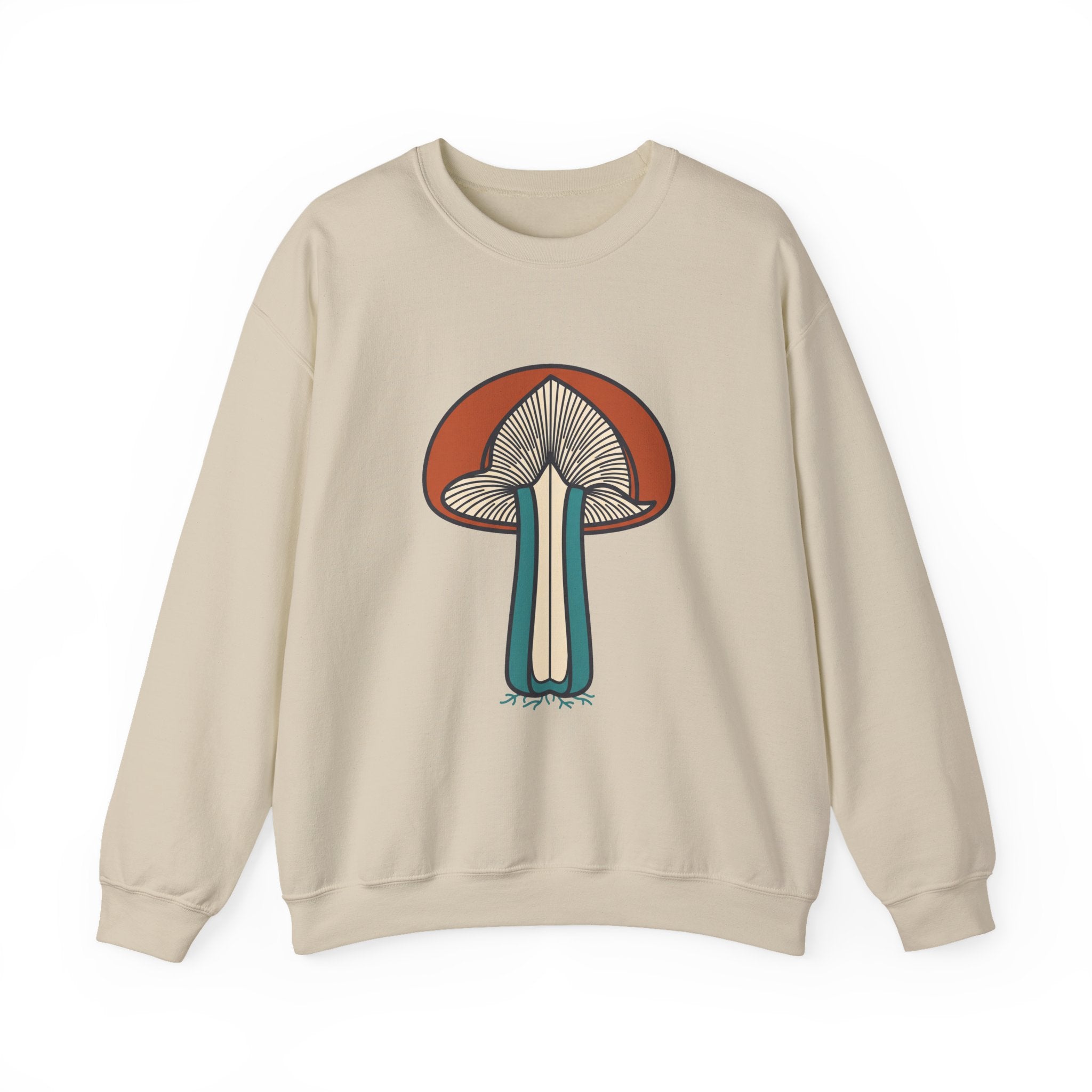 Mushroom Cross Section Crewneck
