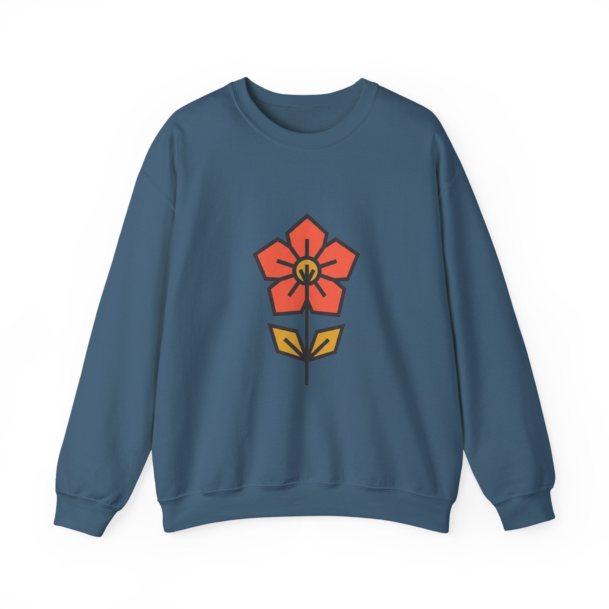 Minimal Wildflower Icon Crewneck