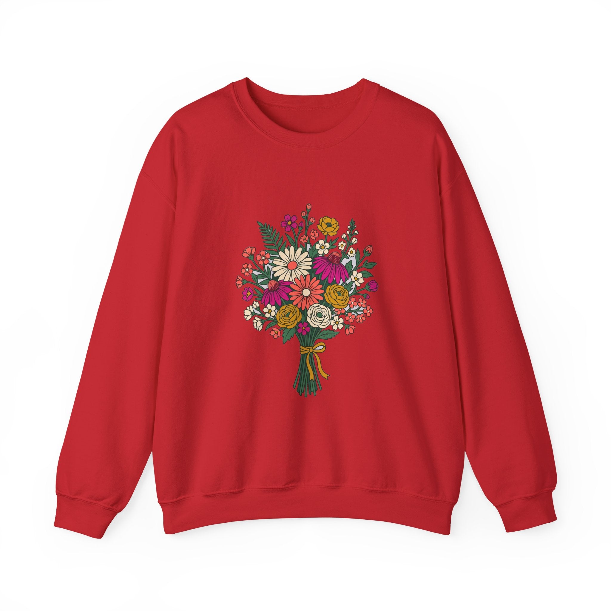 Wildflower Bouquet Line Crewneck