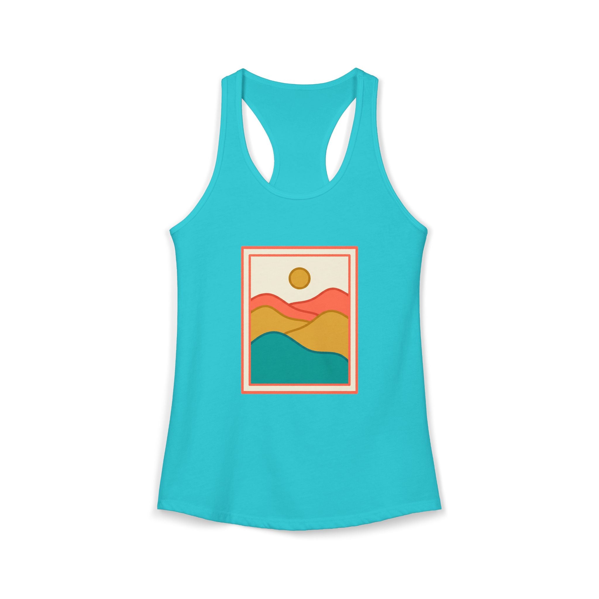 Layered Hills Line Tank Top