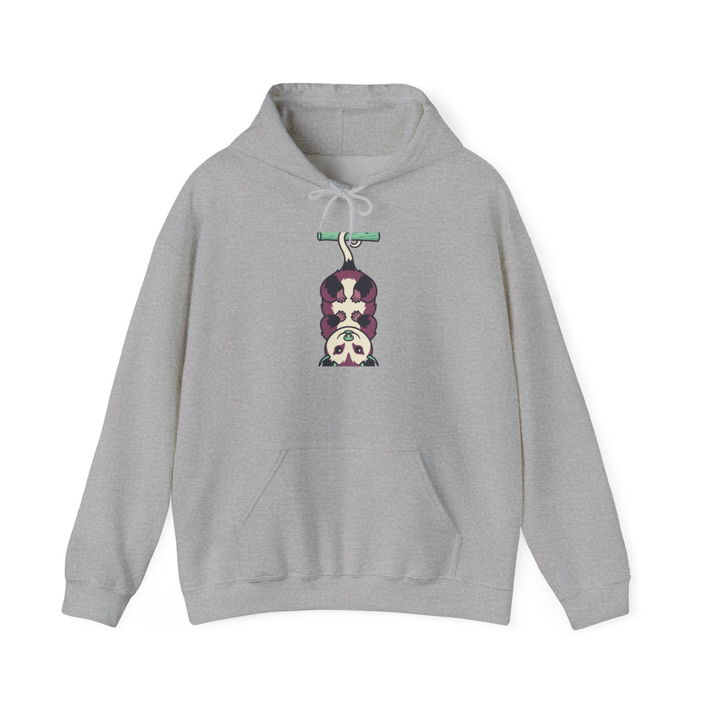 Opossum Hanging Hoodie, Funny Possum Woodland Pullover
