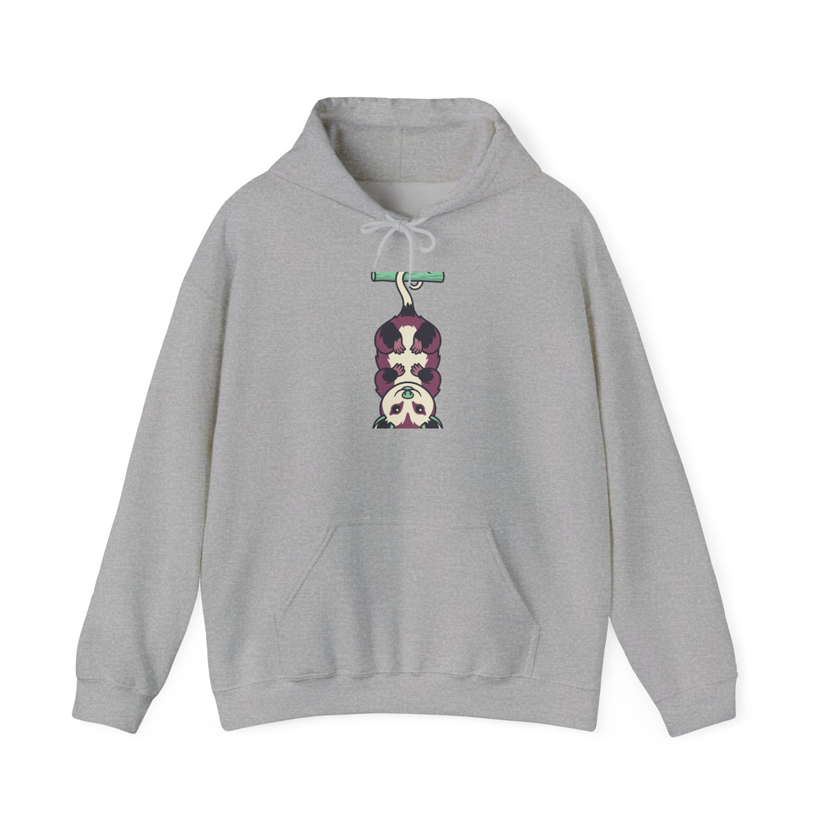 Opossum Hanging Hoodie, Funny Possum Woodland Pullover
