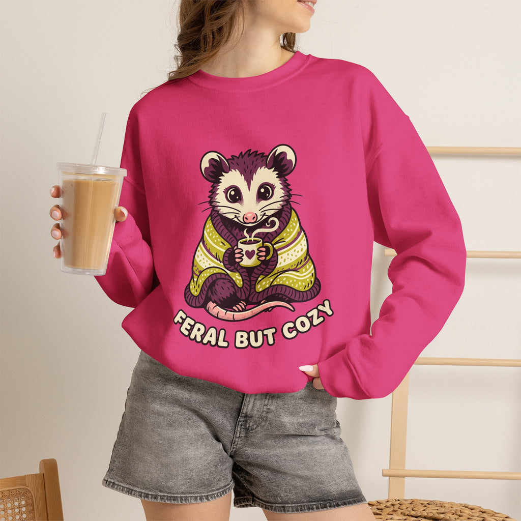 Feral but Cozy Crewneck