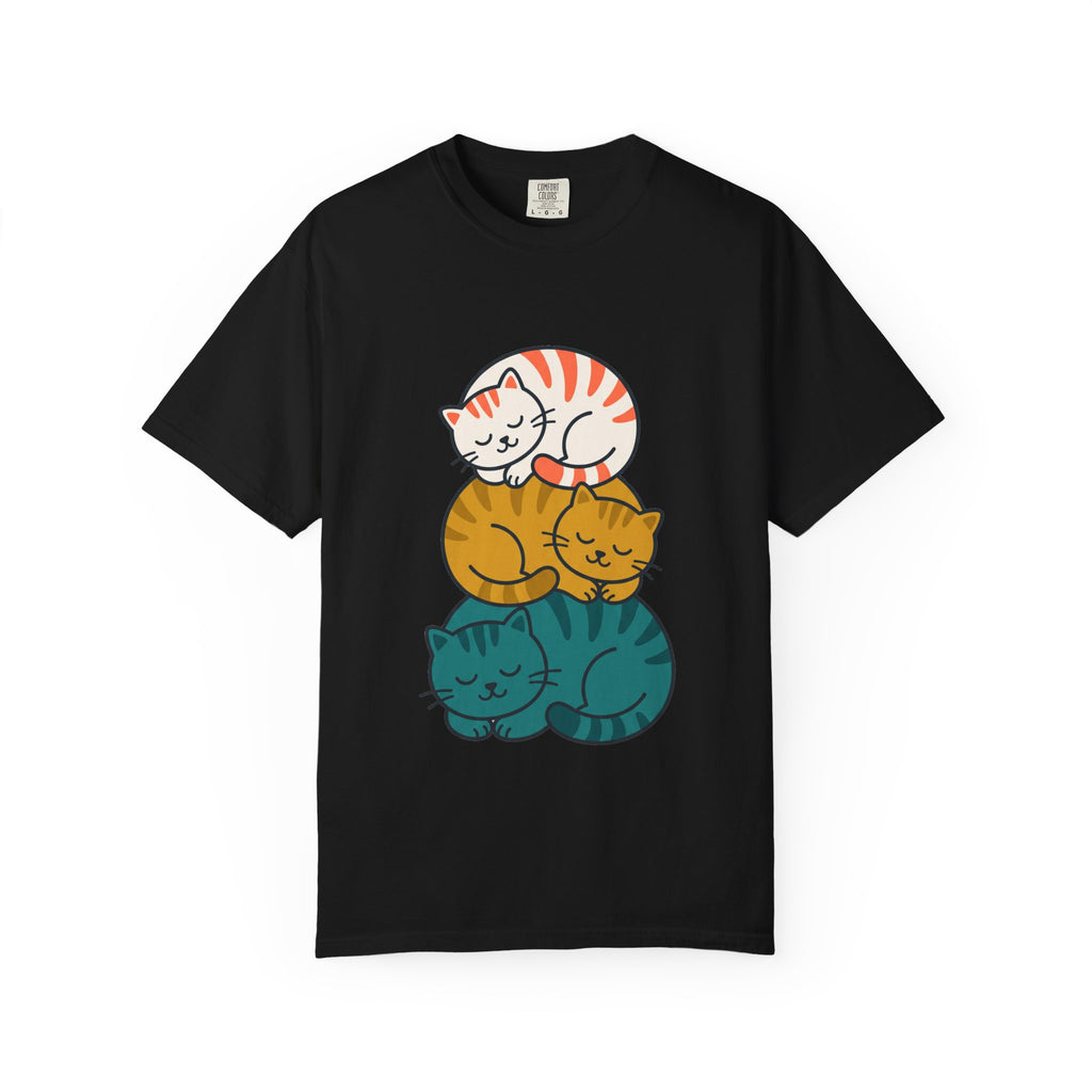 Sleepy Cat Stack Tee