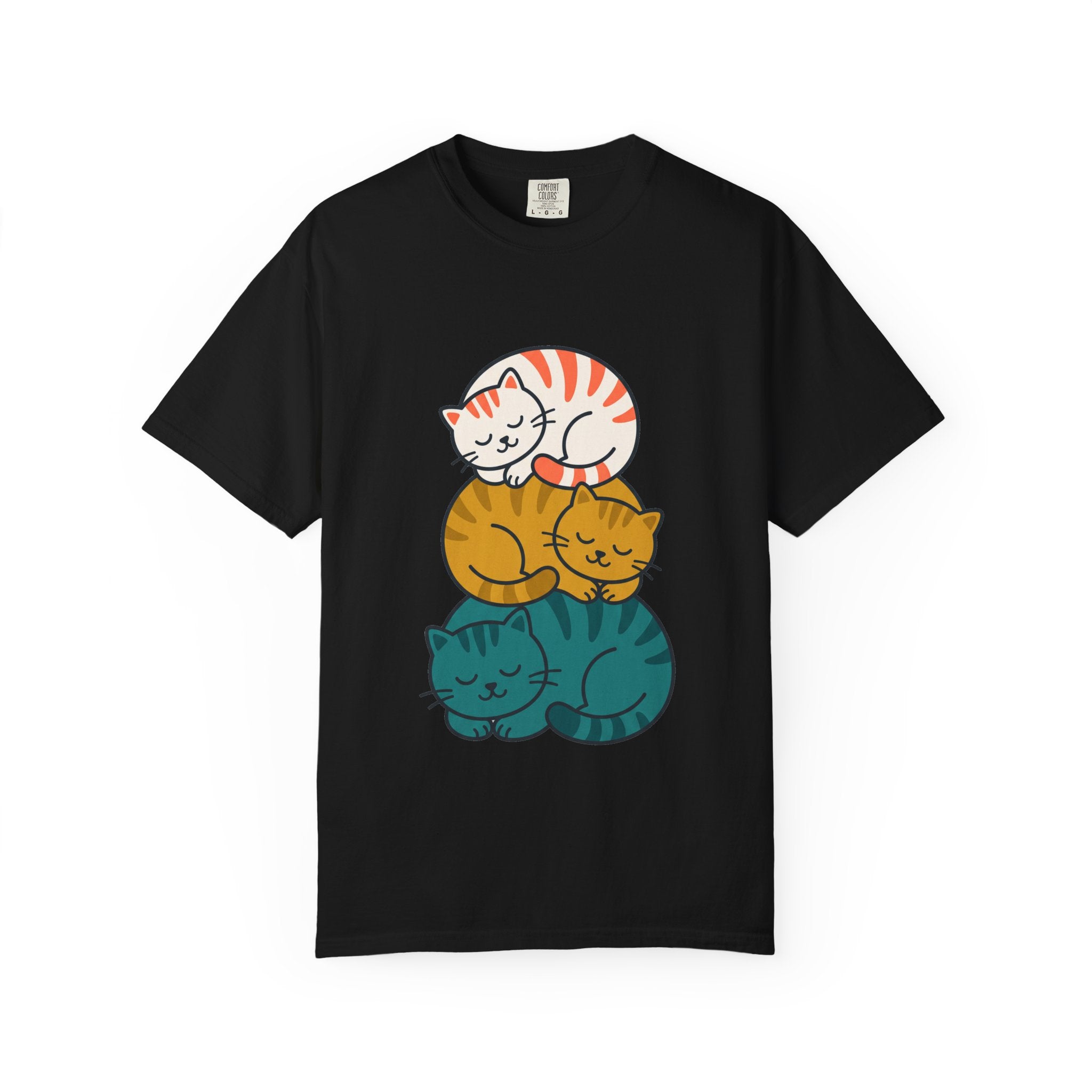 Sleepy Cat Stack Tee