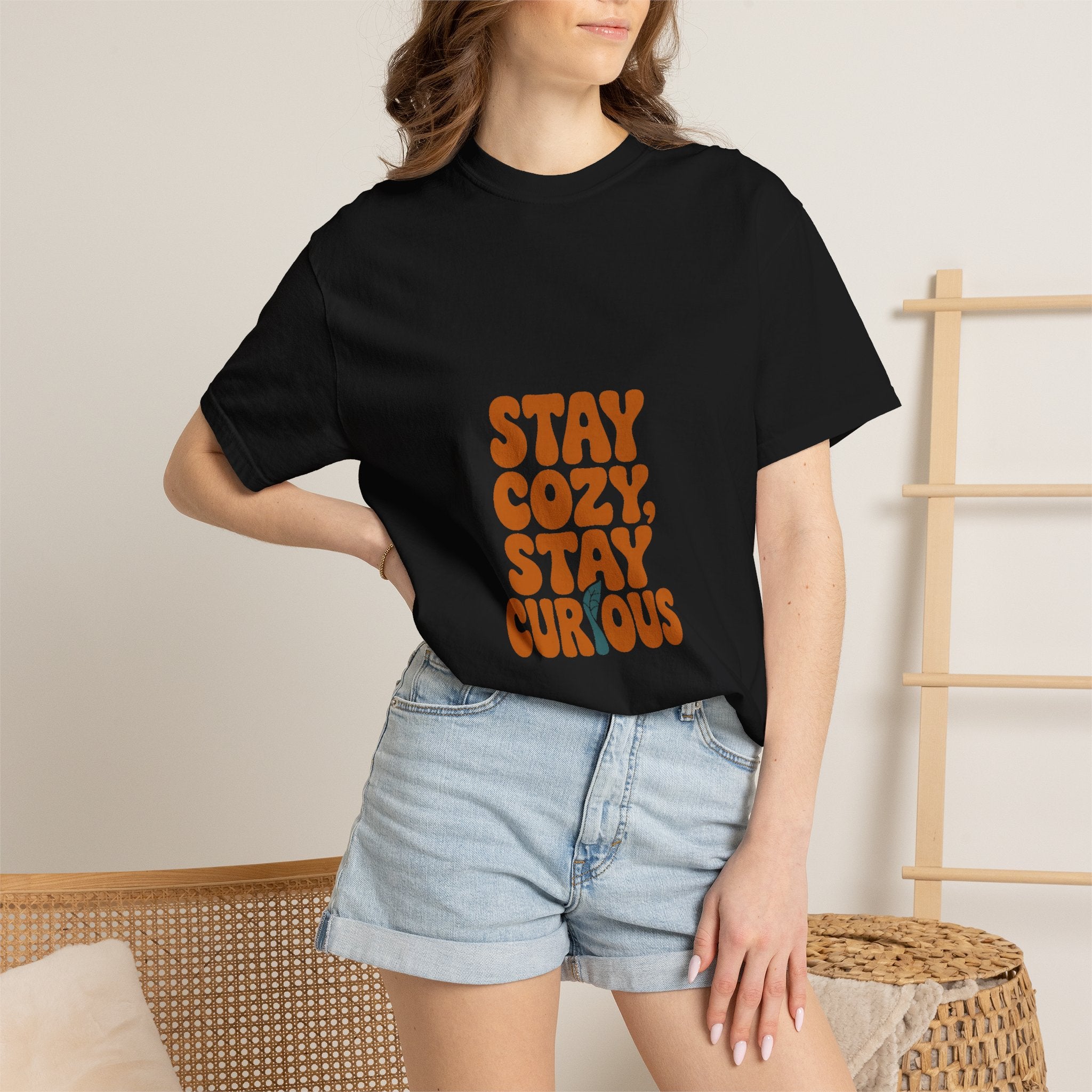 Stay Cozy, Stay Curious Tee