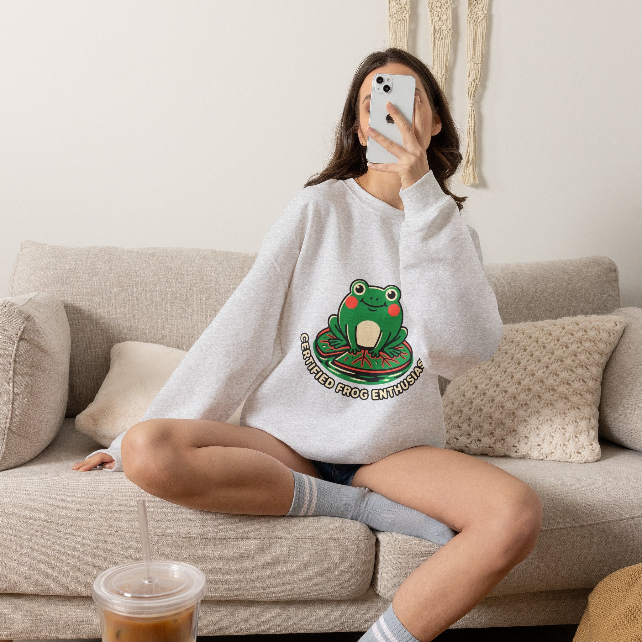 Certified Frog Enthusiast Crewneck