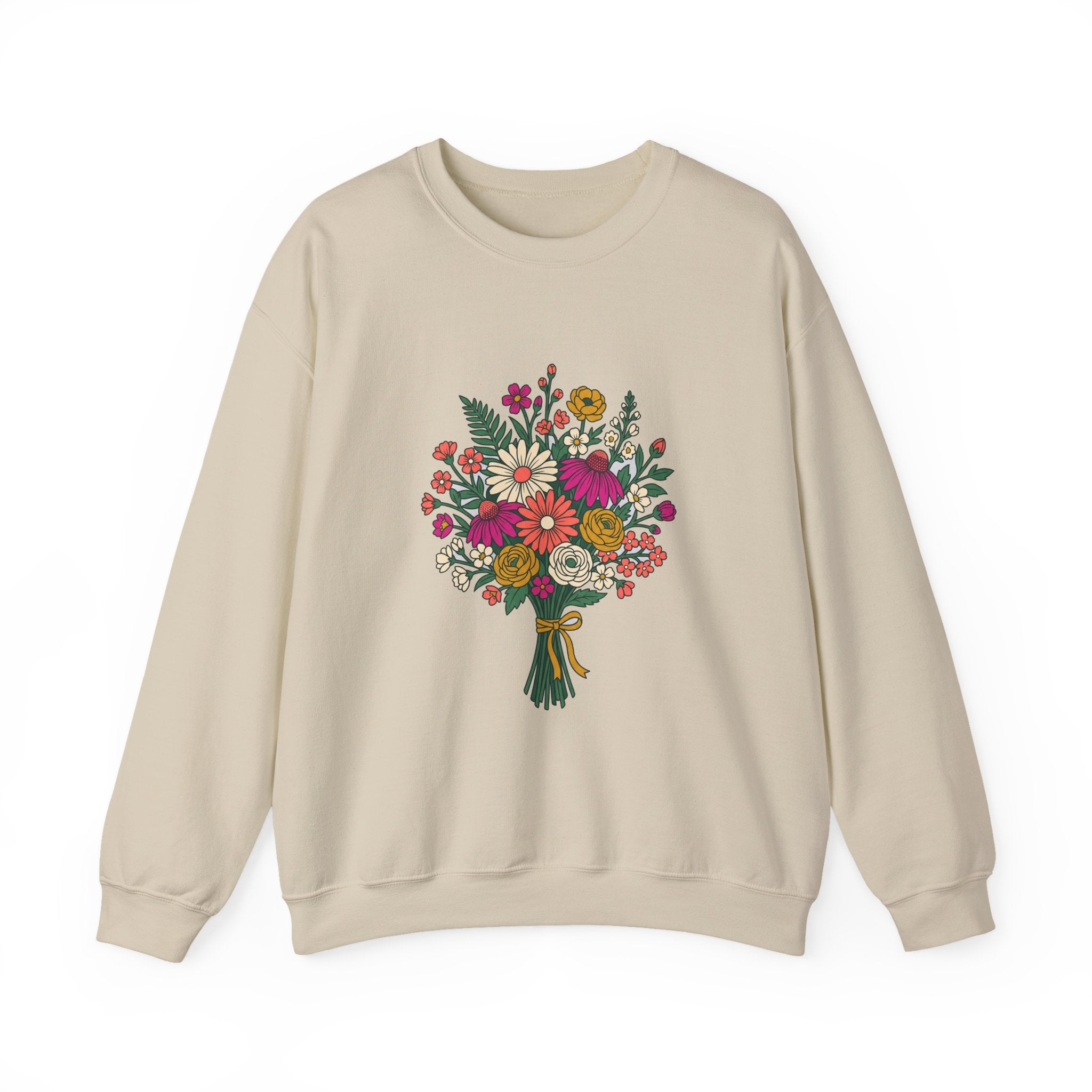 Wildflower Bouquet Line Crewneck