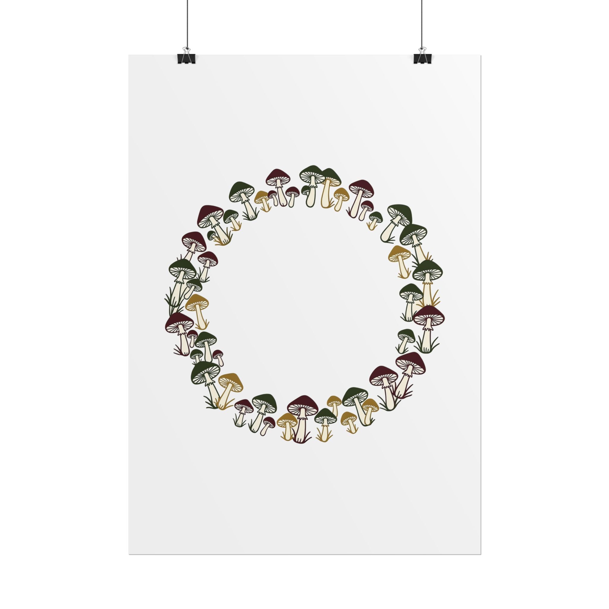 Toadstool Ring Poster
