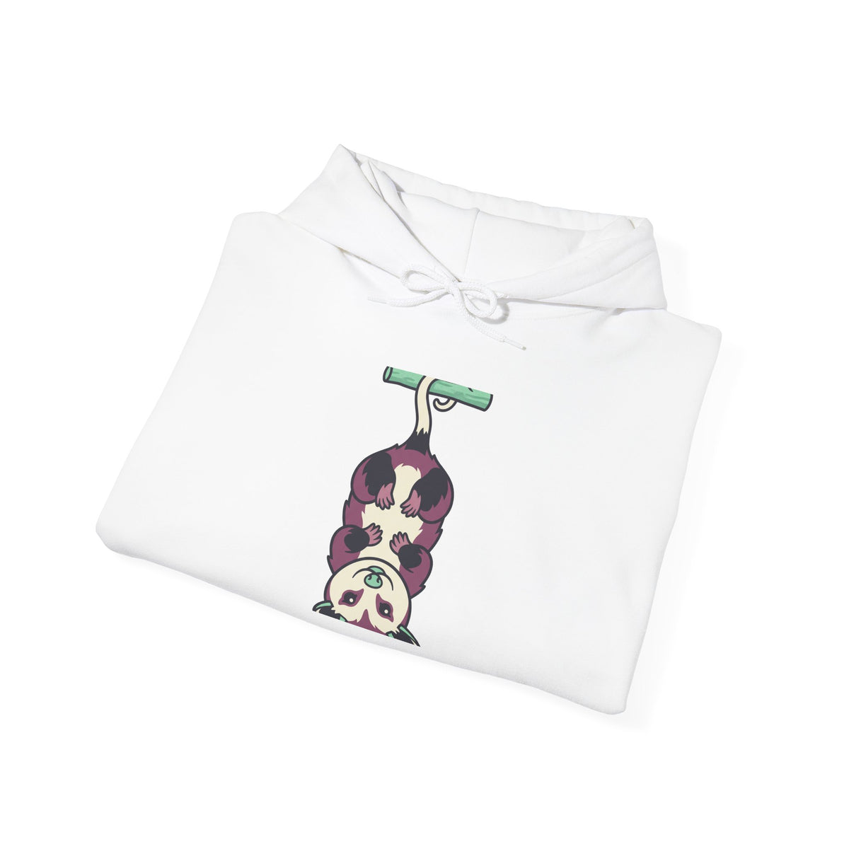 Opossum Hanging Hoodie, Funny Possum Woodland Pullover