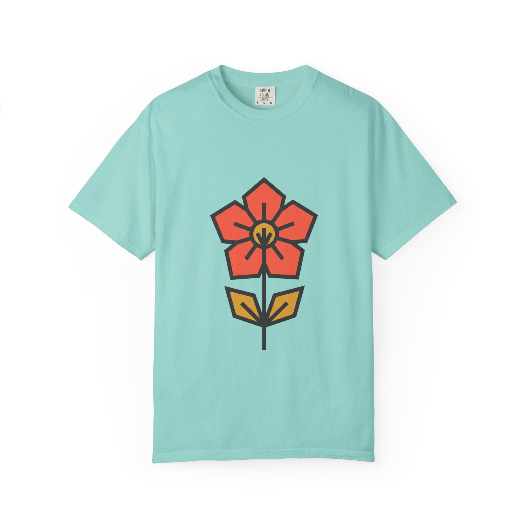 Minimal Wildflower Icon Tee
