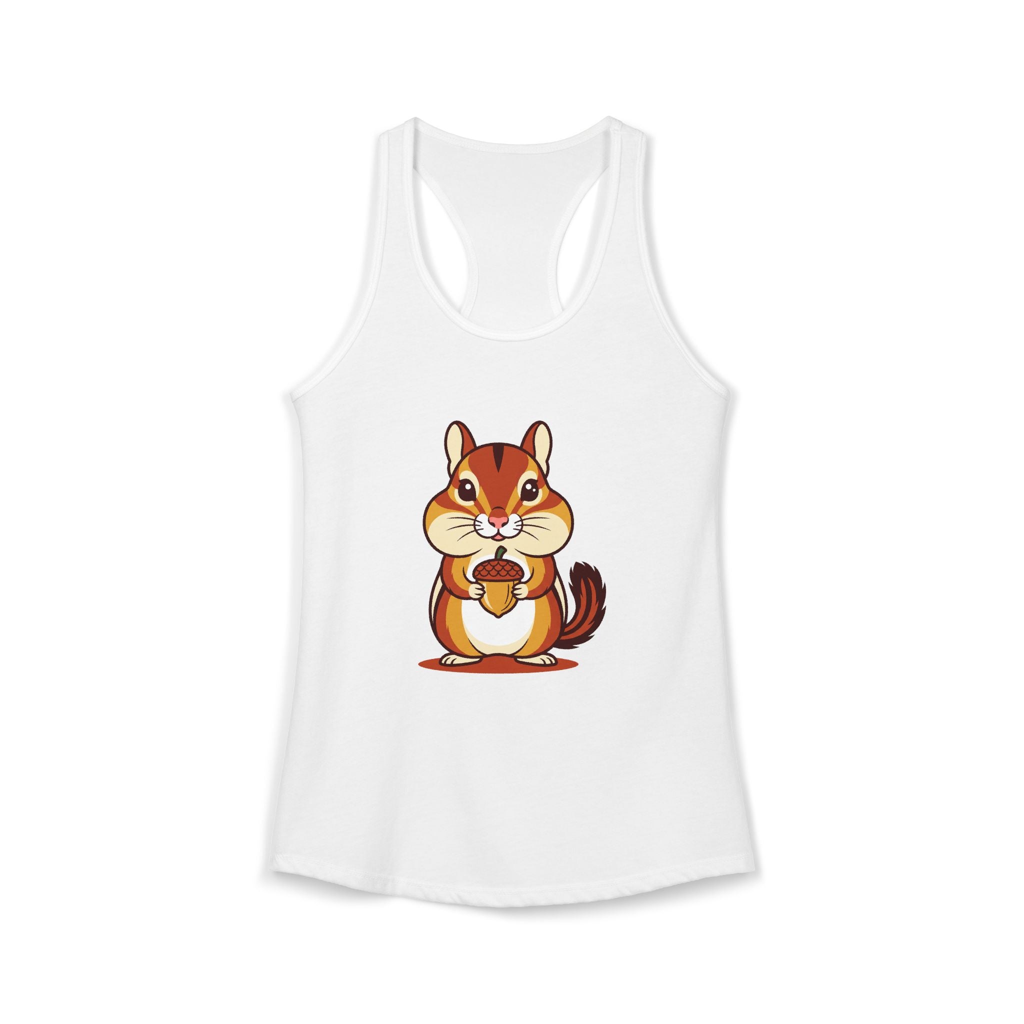 Chipmunk with Acorn Tank Top