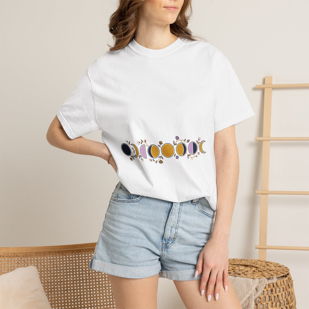 Moon Phases Botanical Tee