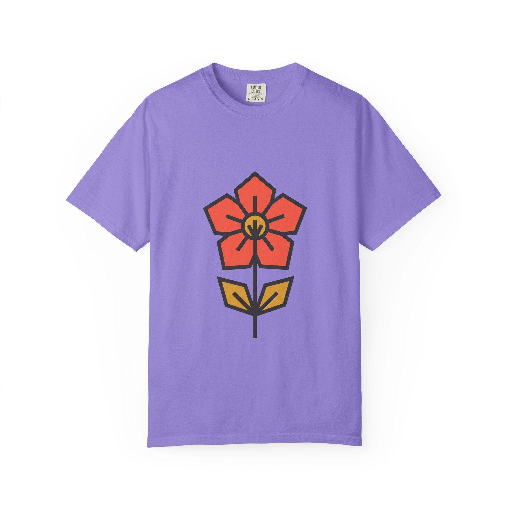 Minimal Wildflower Icon Tee