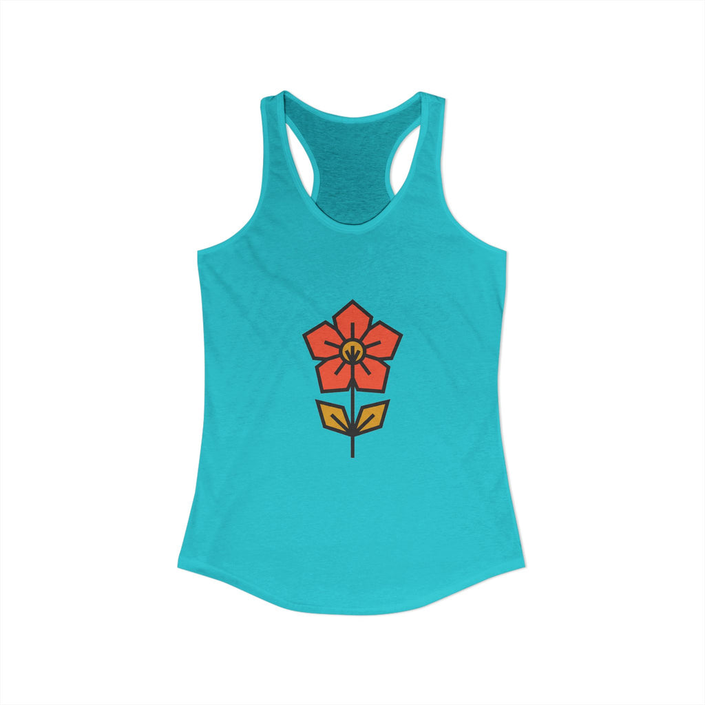 Minimal Wildflower Icon Tank Top