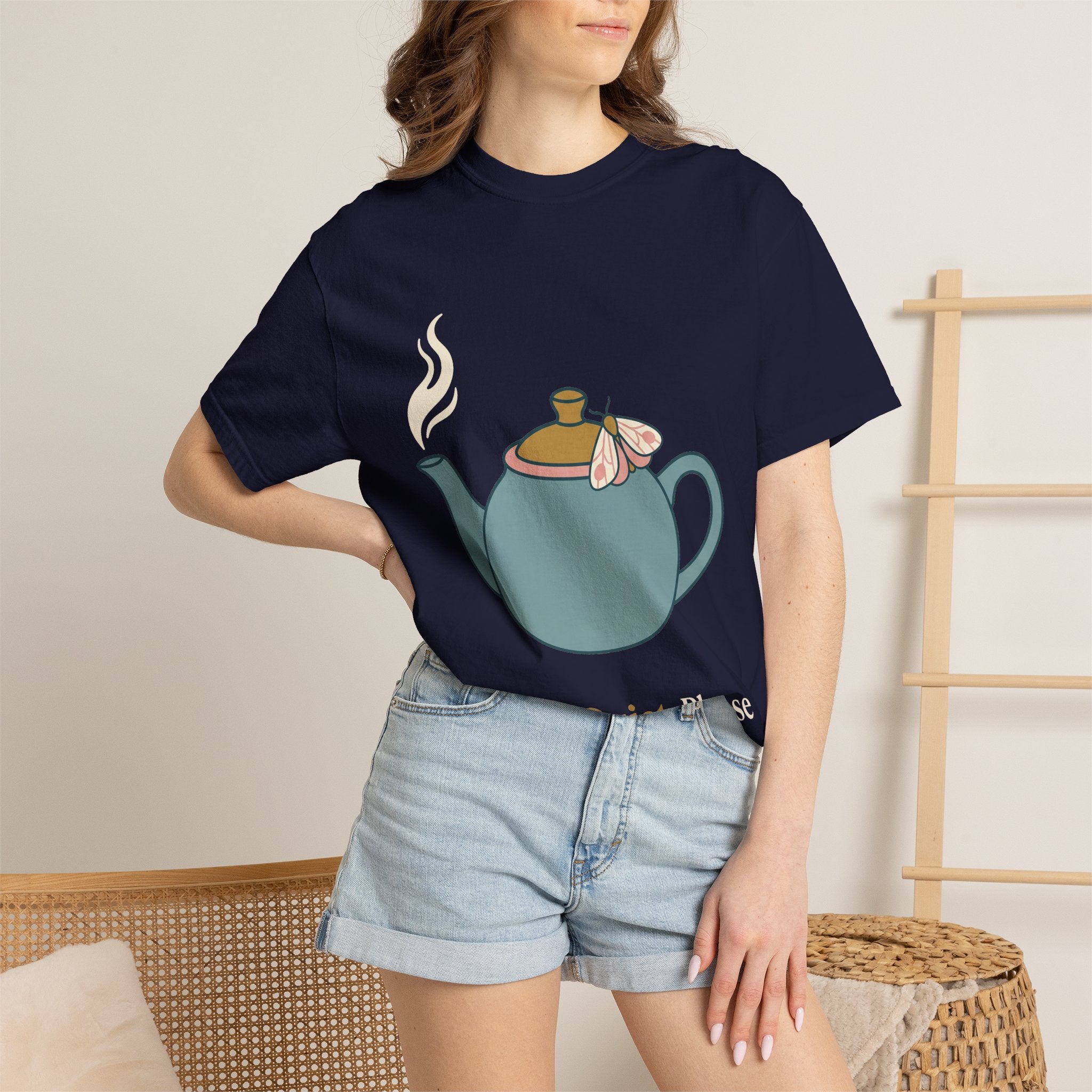 Tea and Quiet, Please Tee