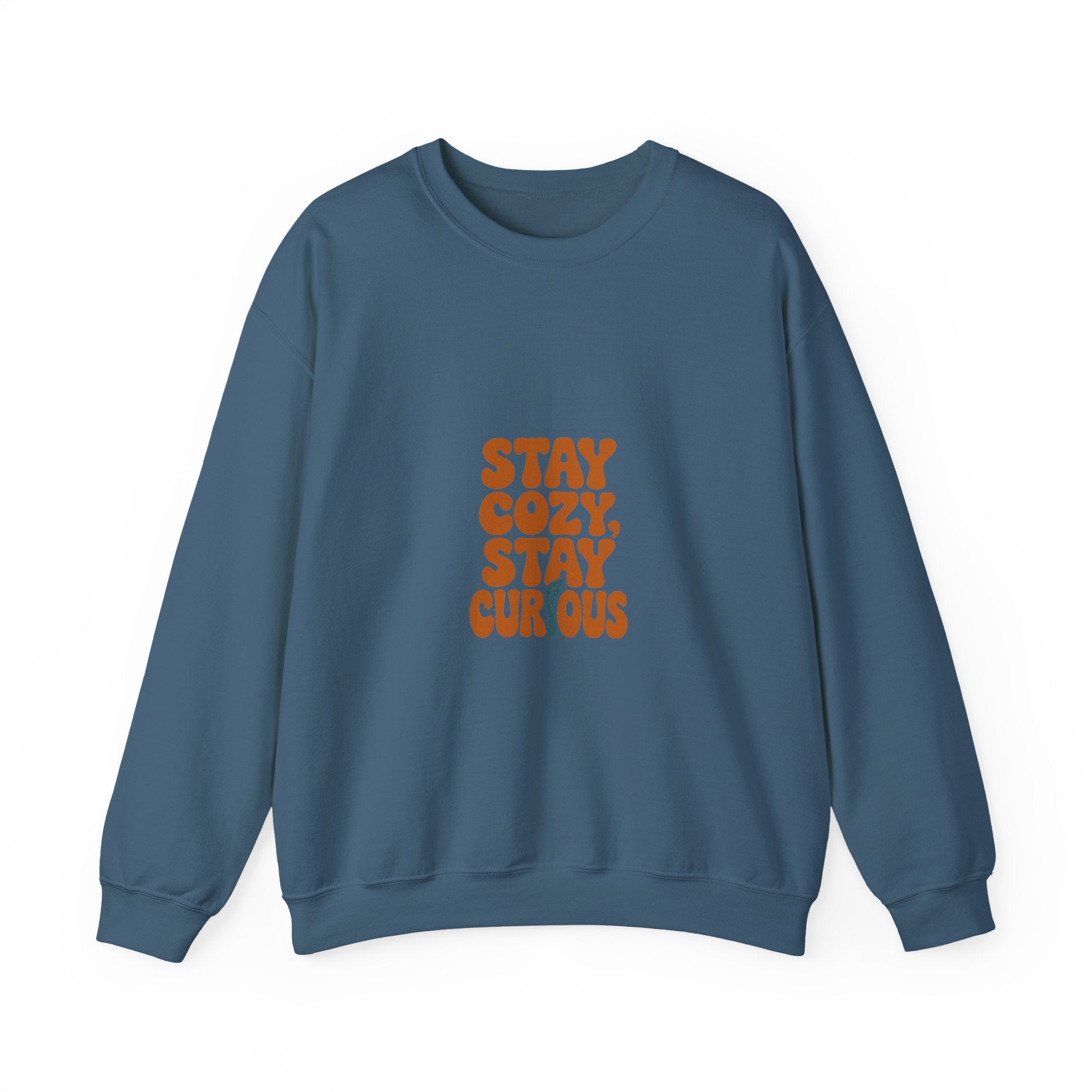 Stay Cozy, Stay Curious Crewneck