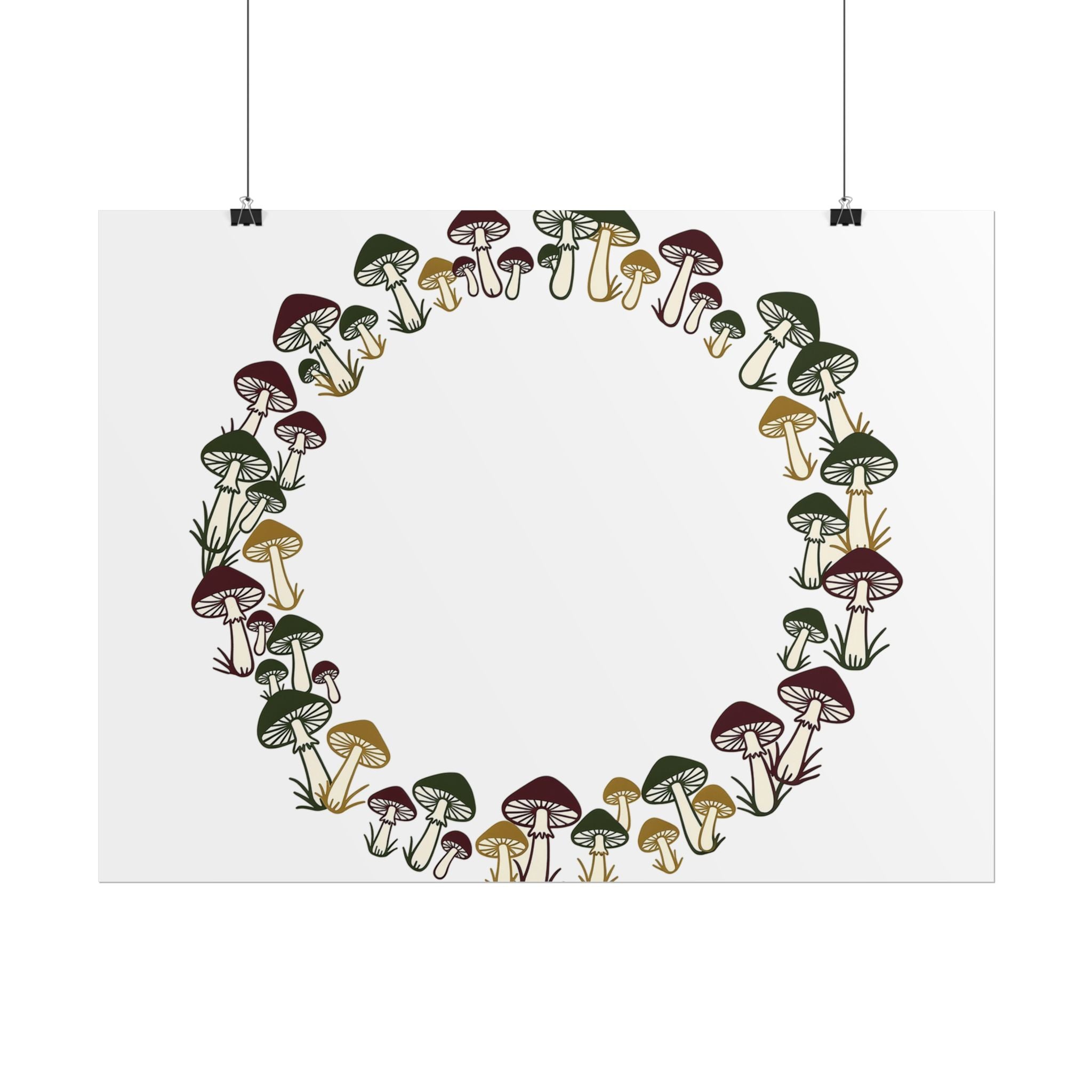 Toadstool Ring Poster