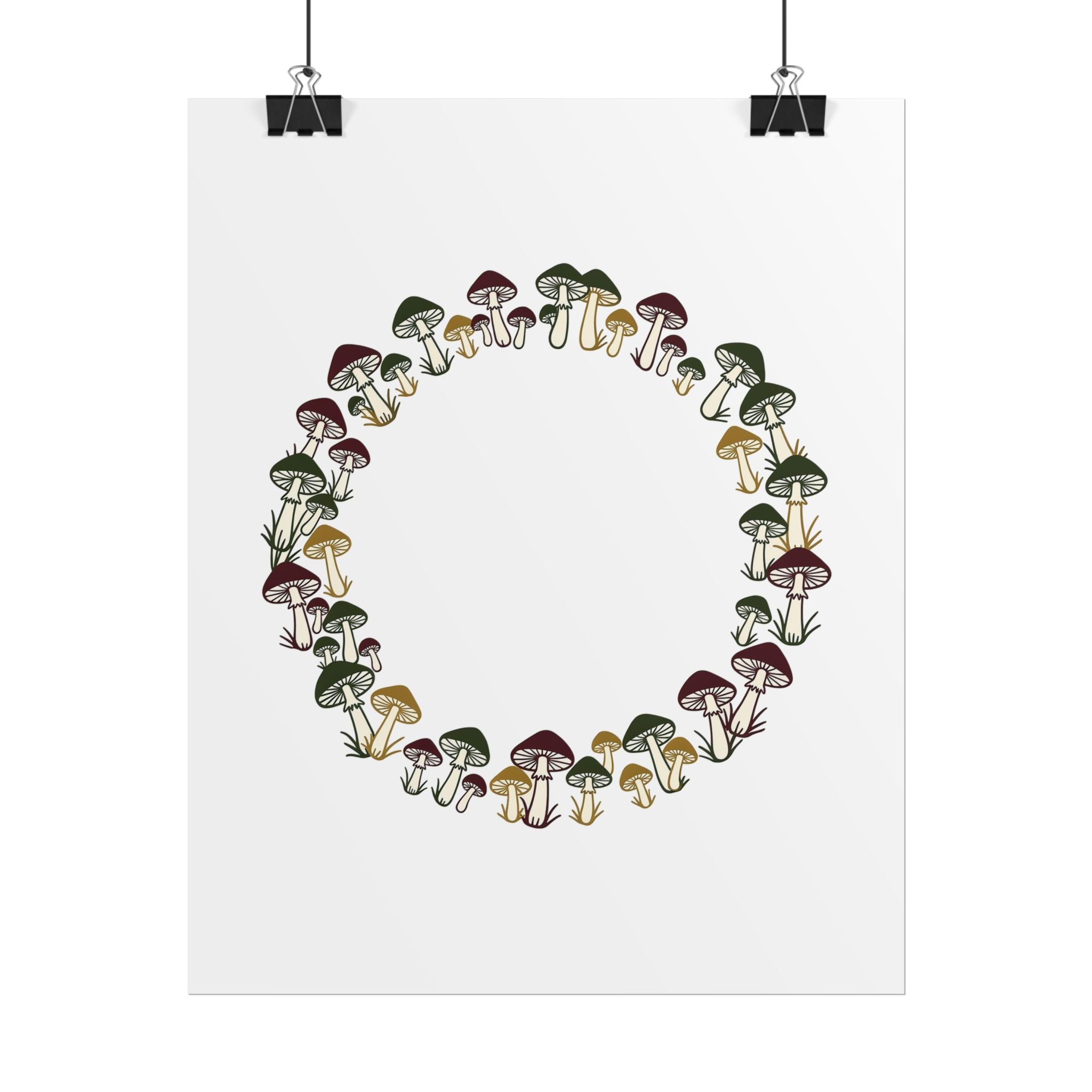 Toadstool Ring Poster