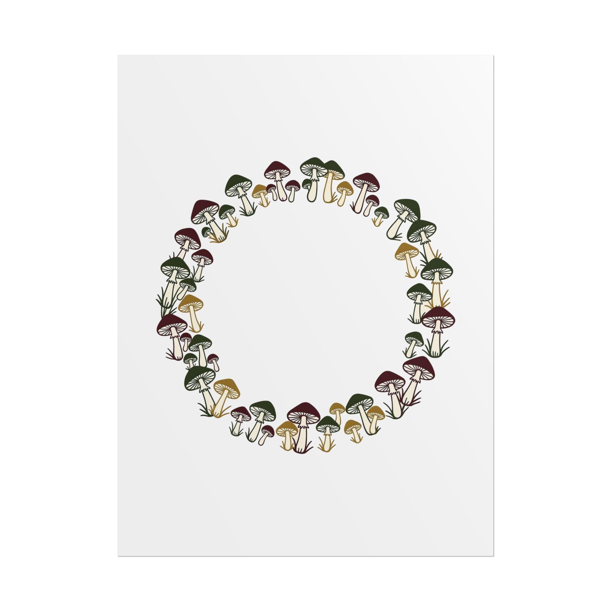 Toadstool Ring Poster