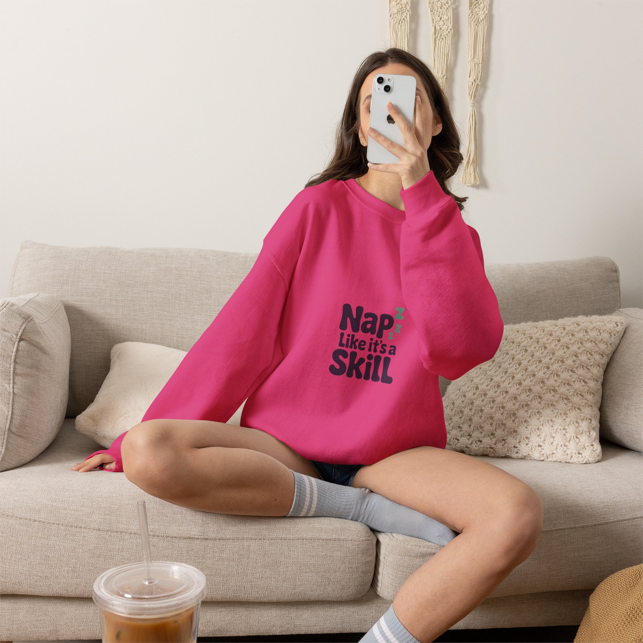 Nap Like It's a Skill Crewneck
