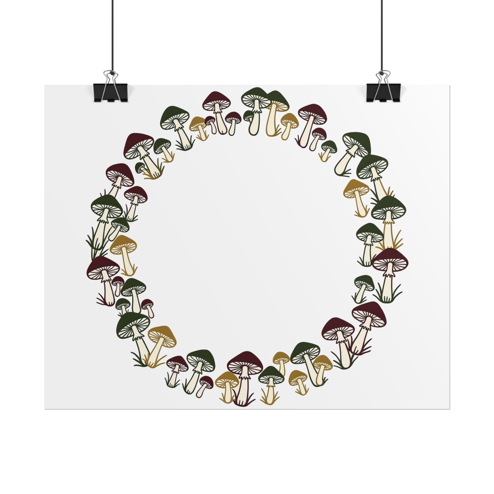 Toadstool Ring Poster