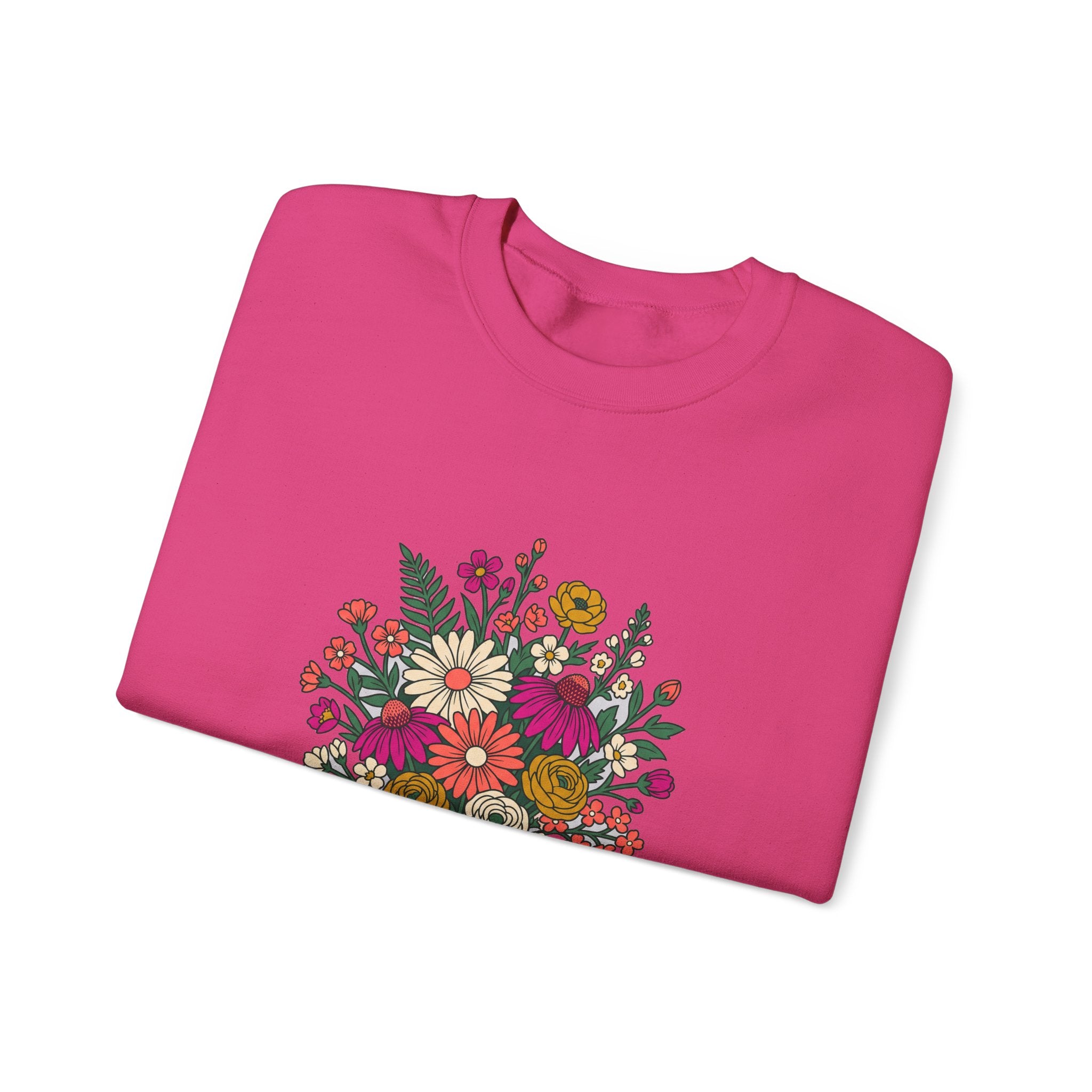 Wildflower Bouquet Line Crewneck