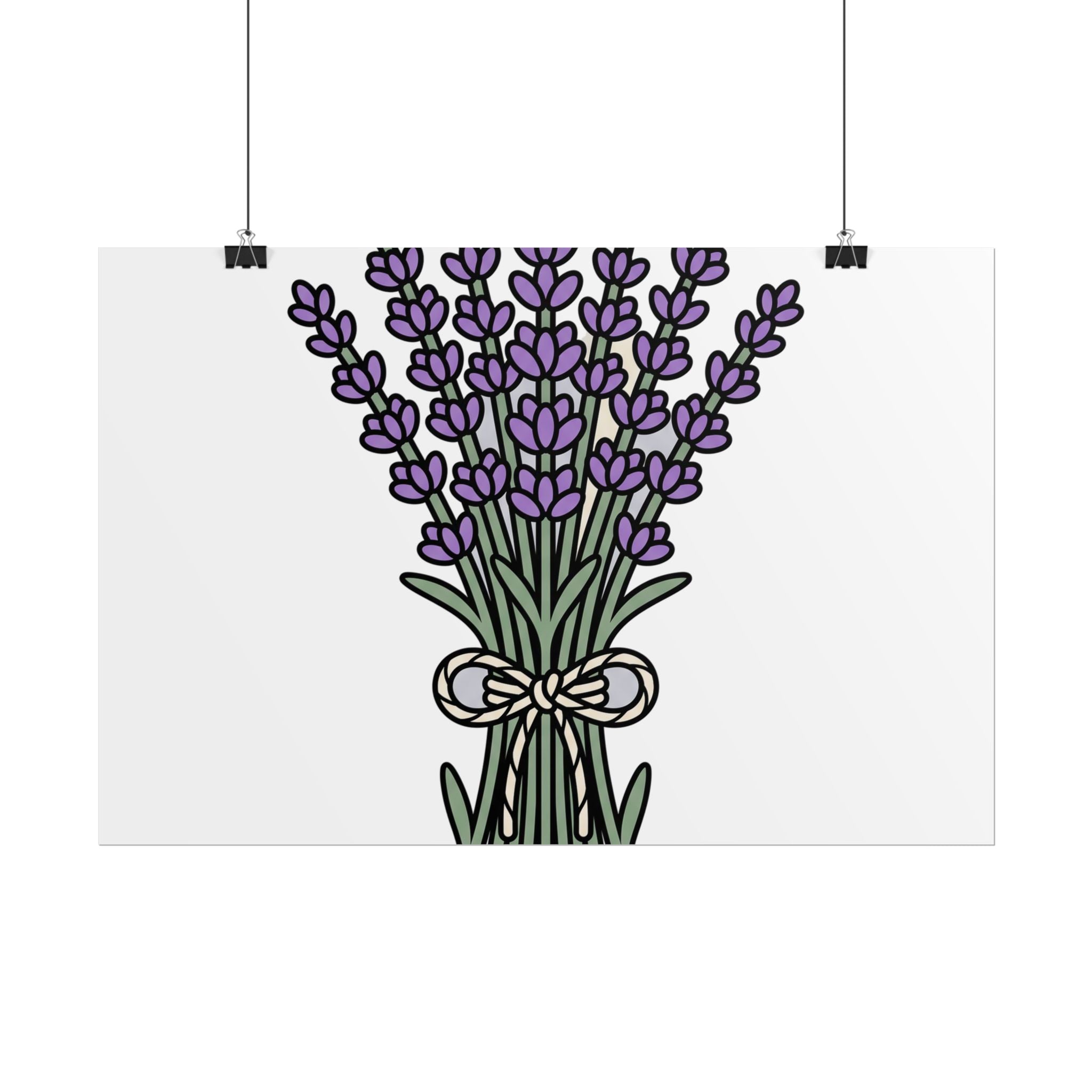 Lavender Bunch Poster